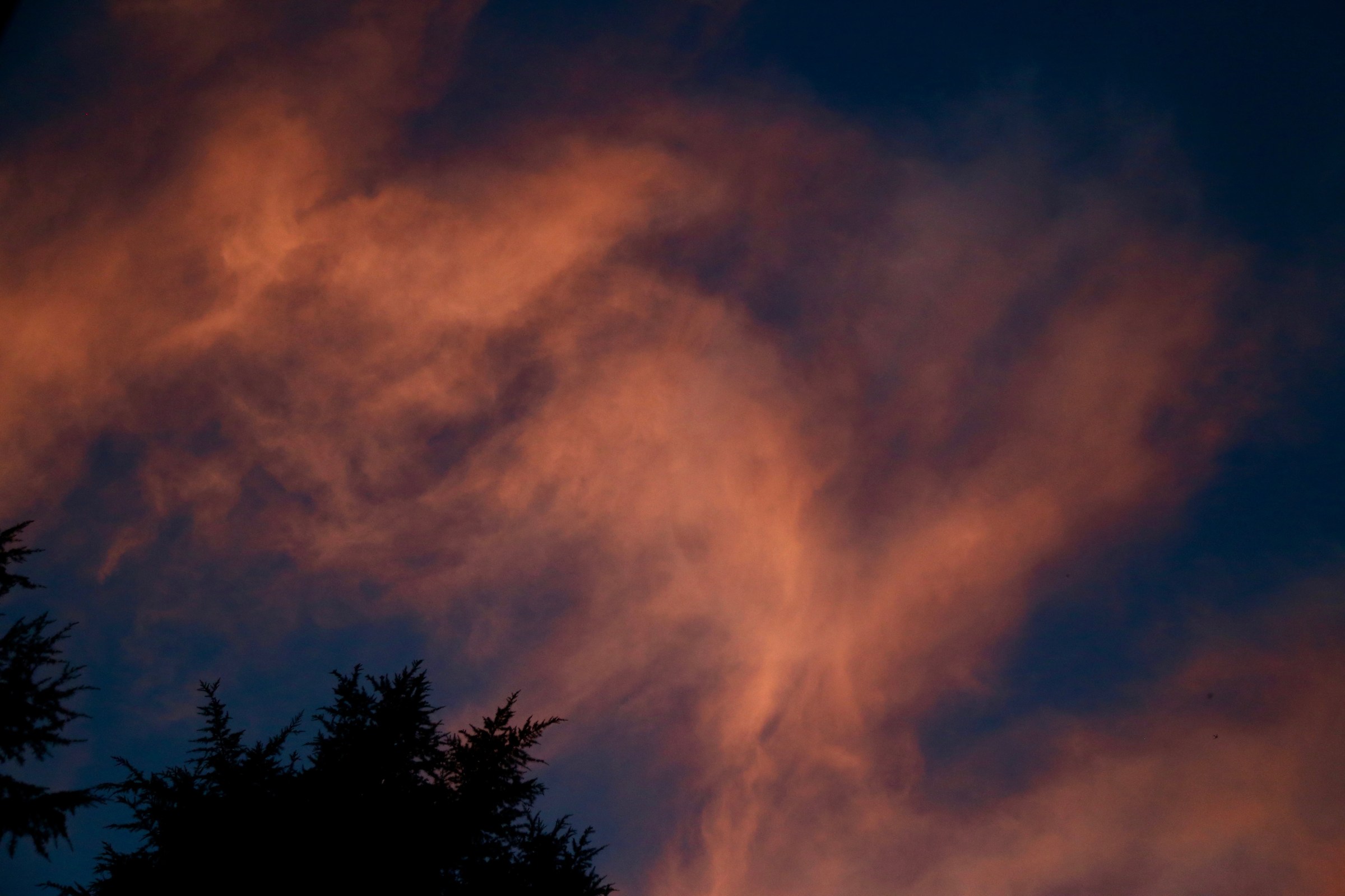 It looks like a painting of clouds