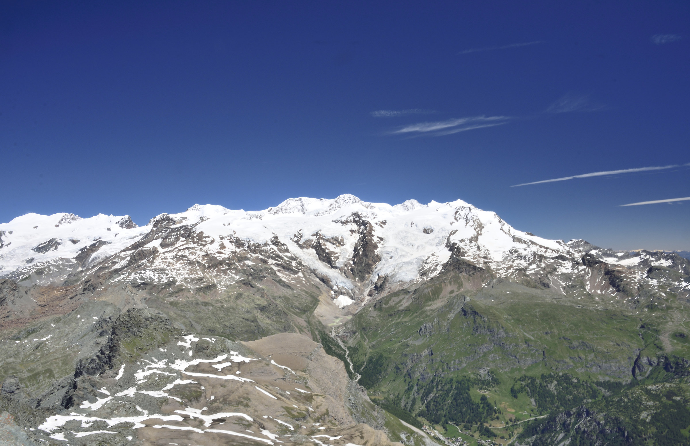 Monte Rosa from the top
