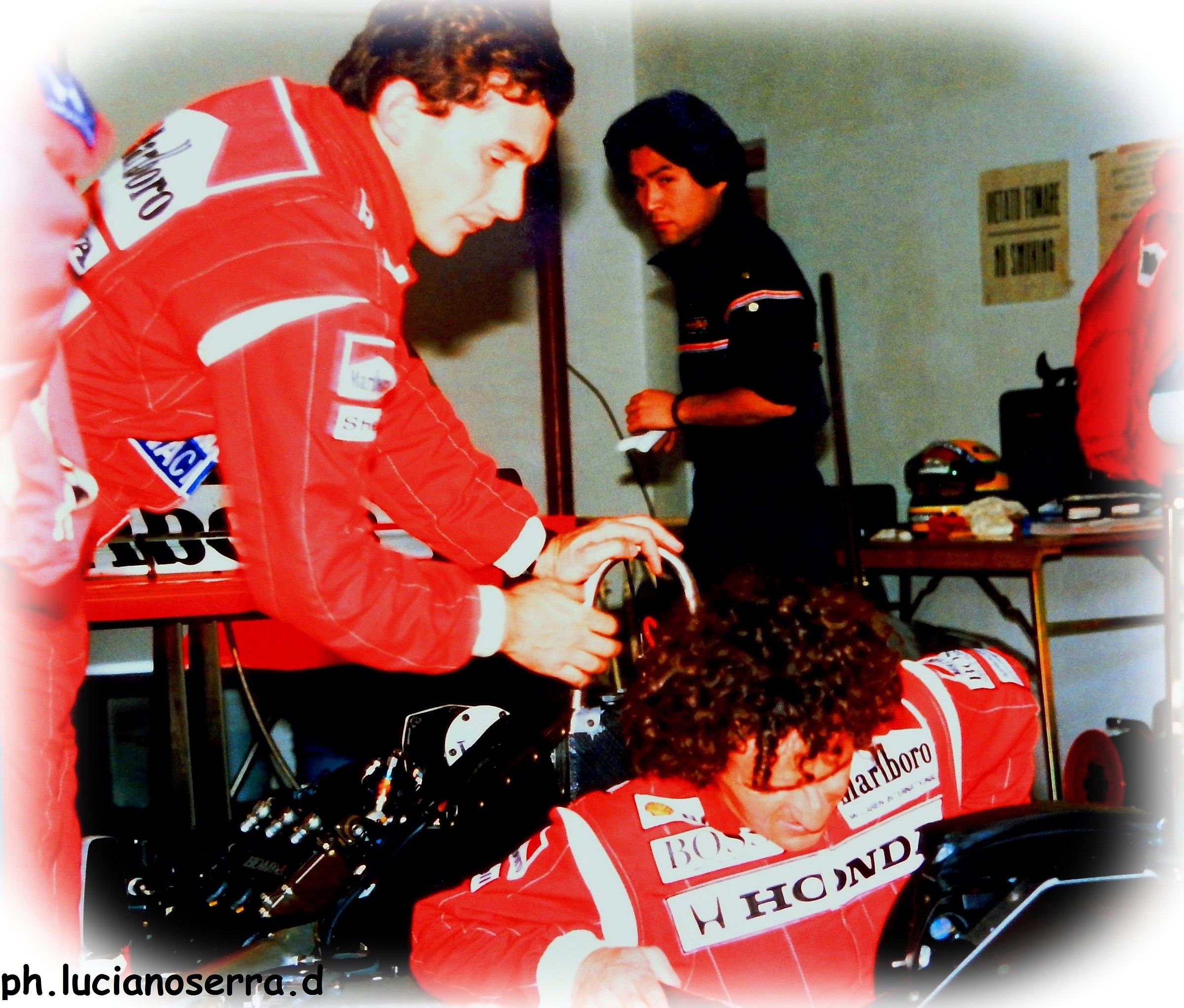 Ayrton Senna and Alain Prost, McLaren Honda riders