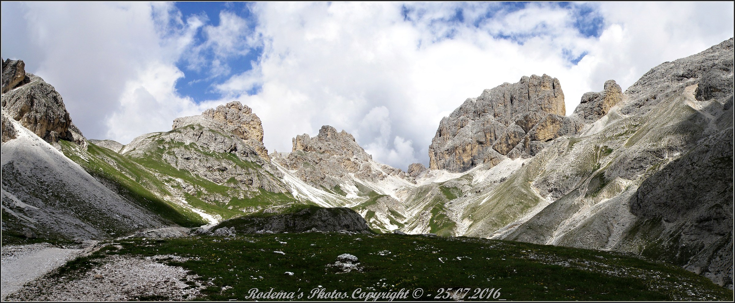 Towards the Passo Principe