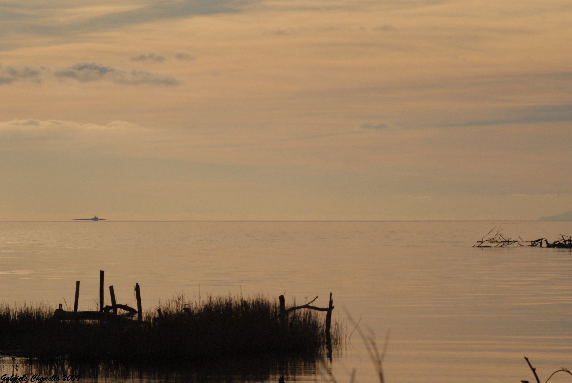 Sunset on the Mouth of Ombrone 1