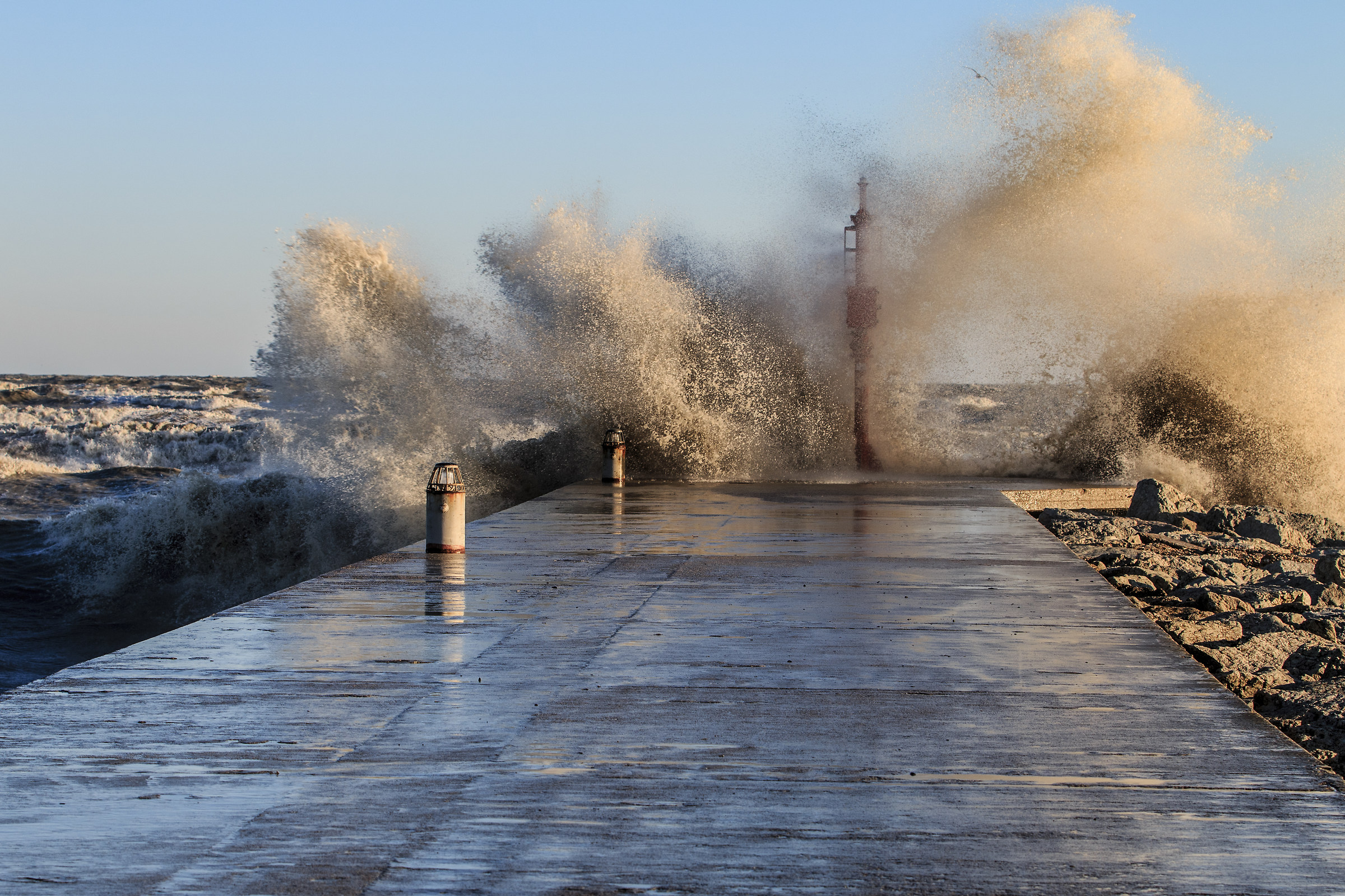 una tranquilla mattina al porto