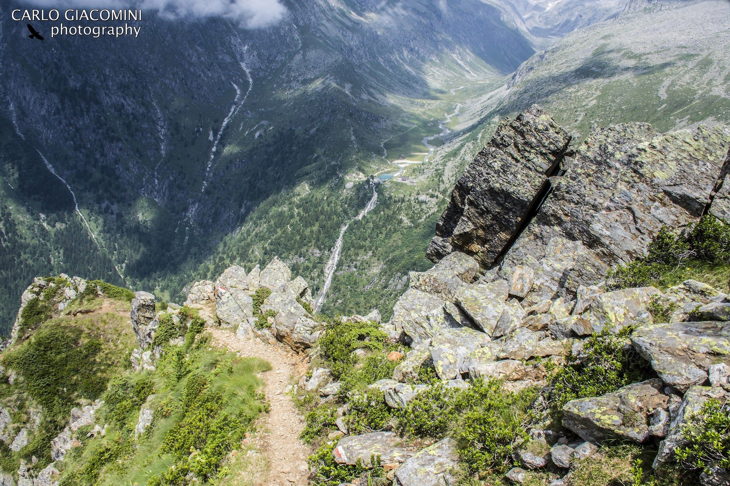 Scendendo dalle creste Ignaga- Alta via dell'Adamello