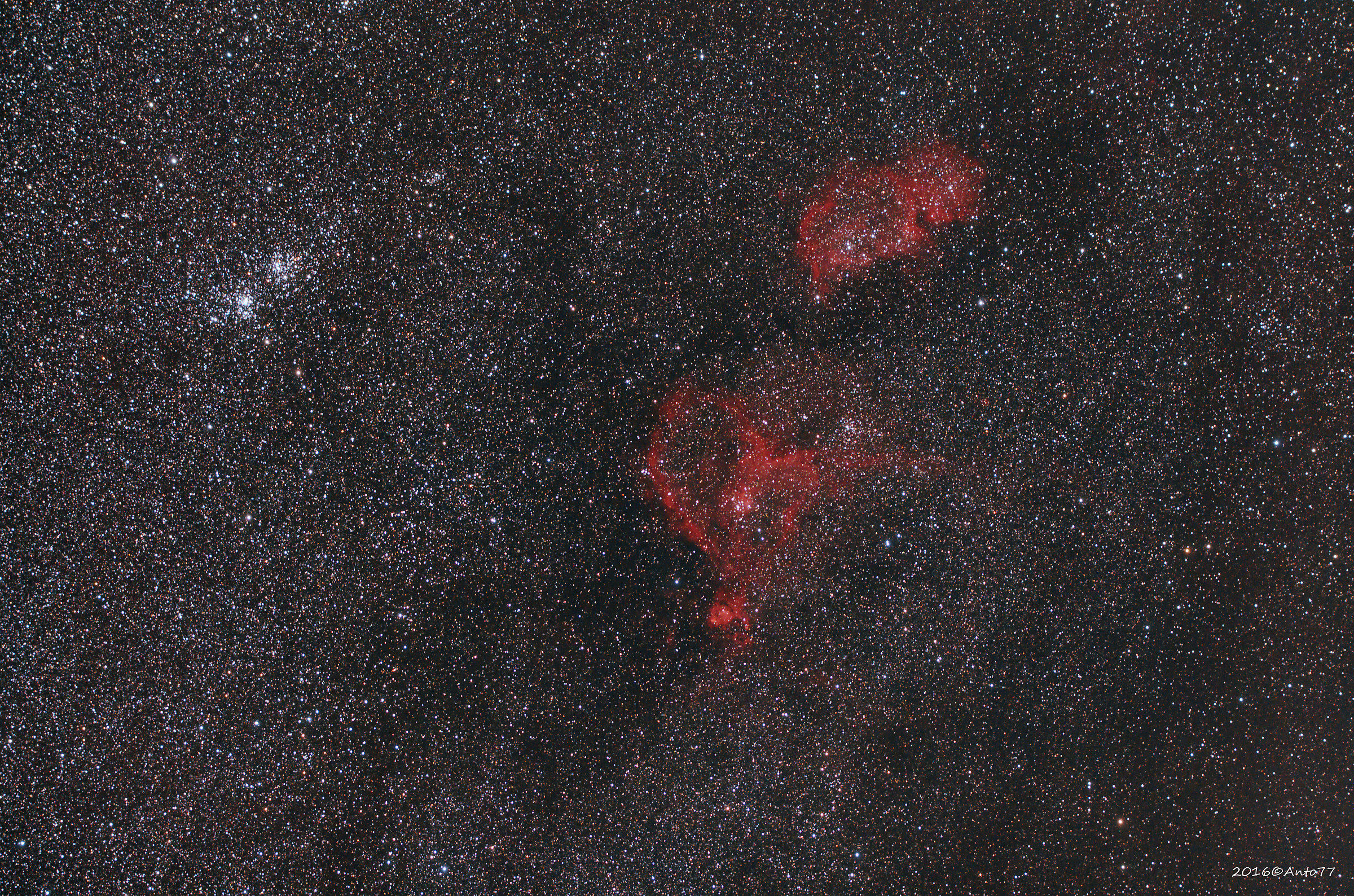 Cuore Anima Doppio Ammasso Perseo 105mm