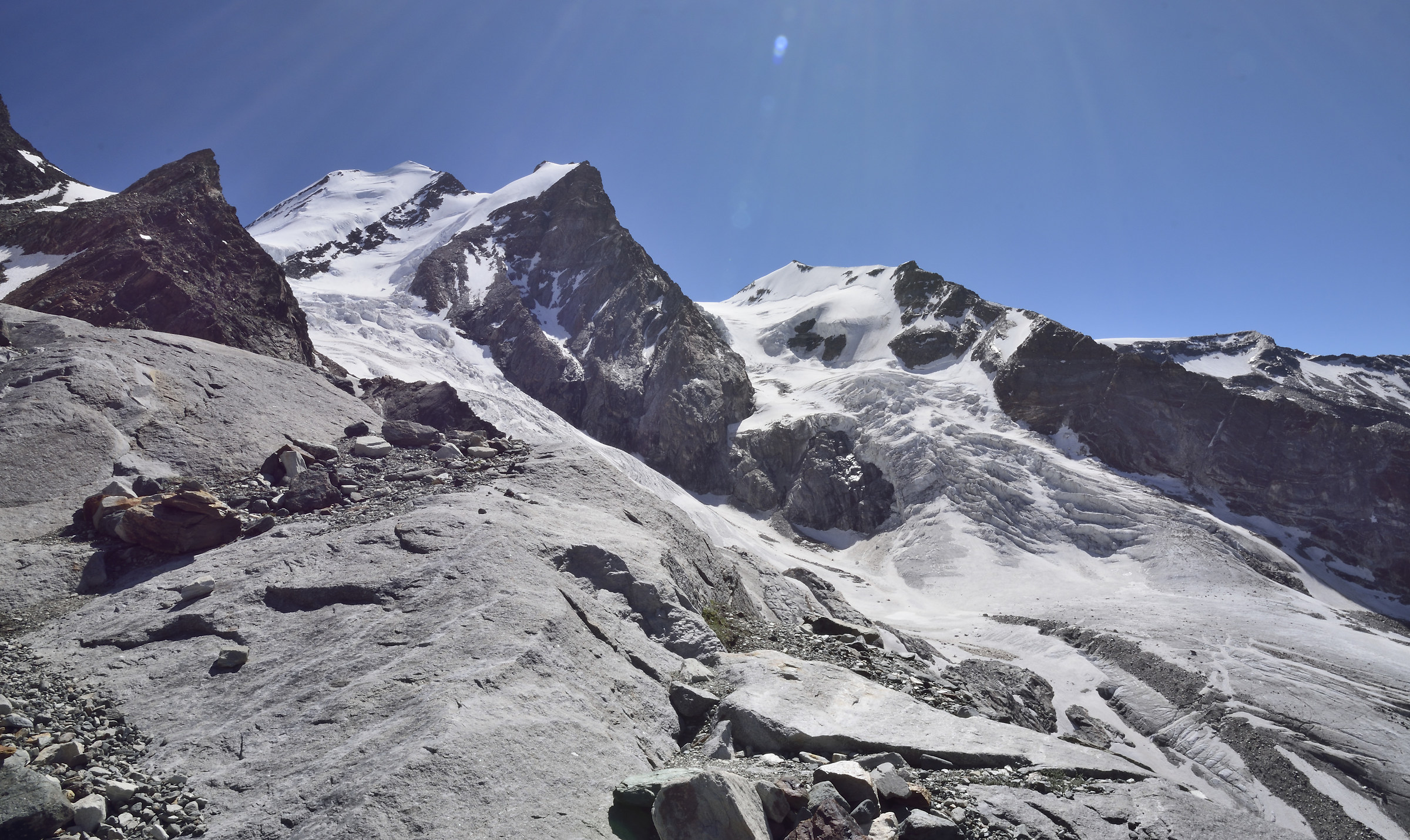 seracs between Castor, Punta and Punta Felik Perazzi