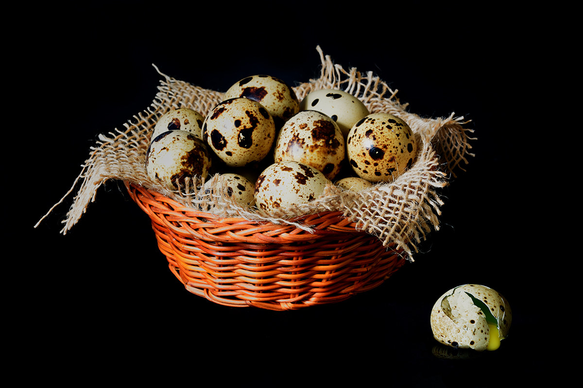 Quail eggs