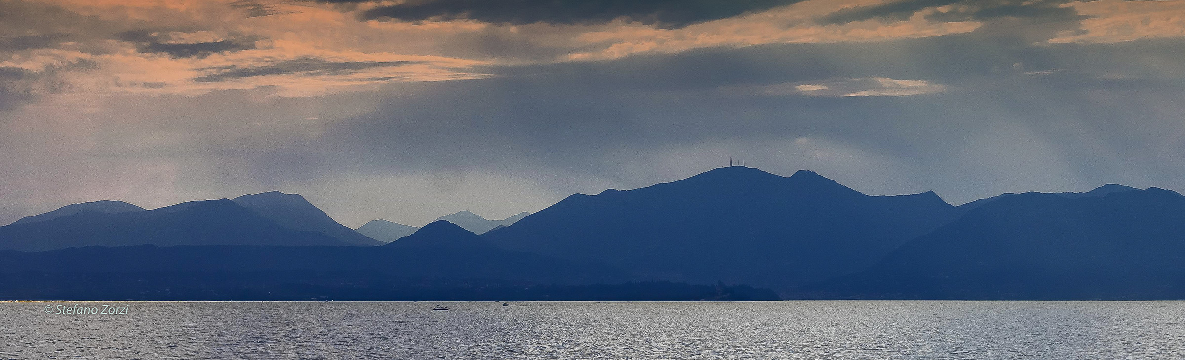 Blue tones at sunset