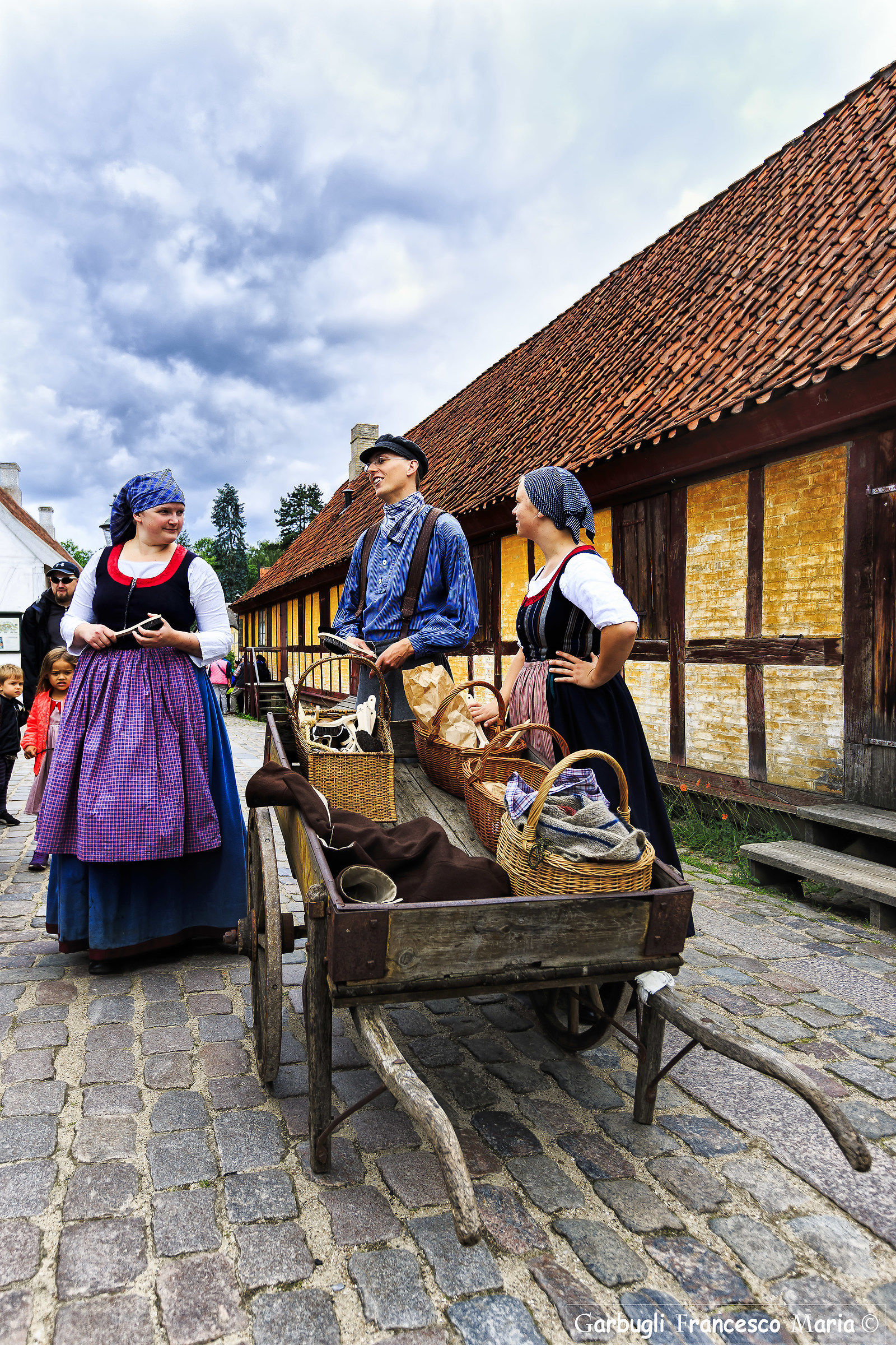 Le strade del "Den Gamle By" ad Aarhus