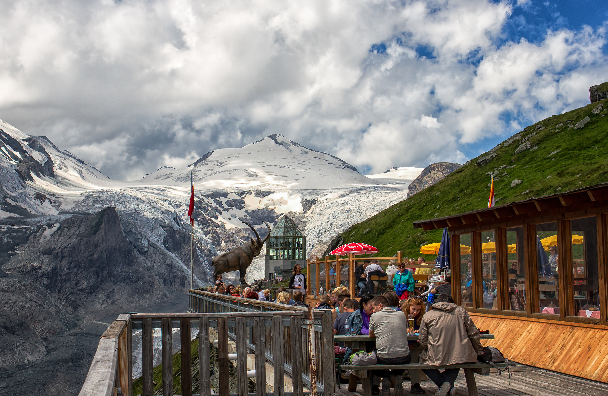 Buffet at high altitude