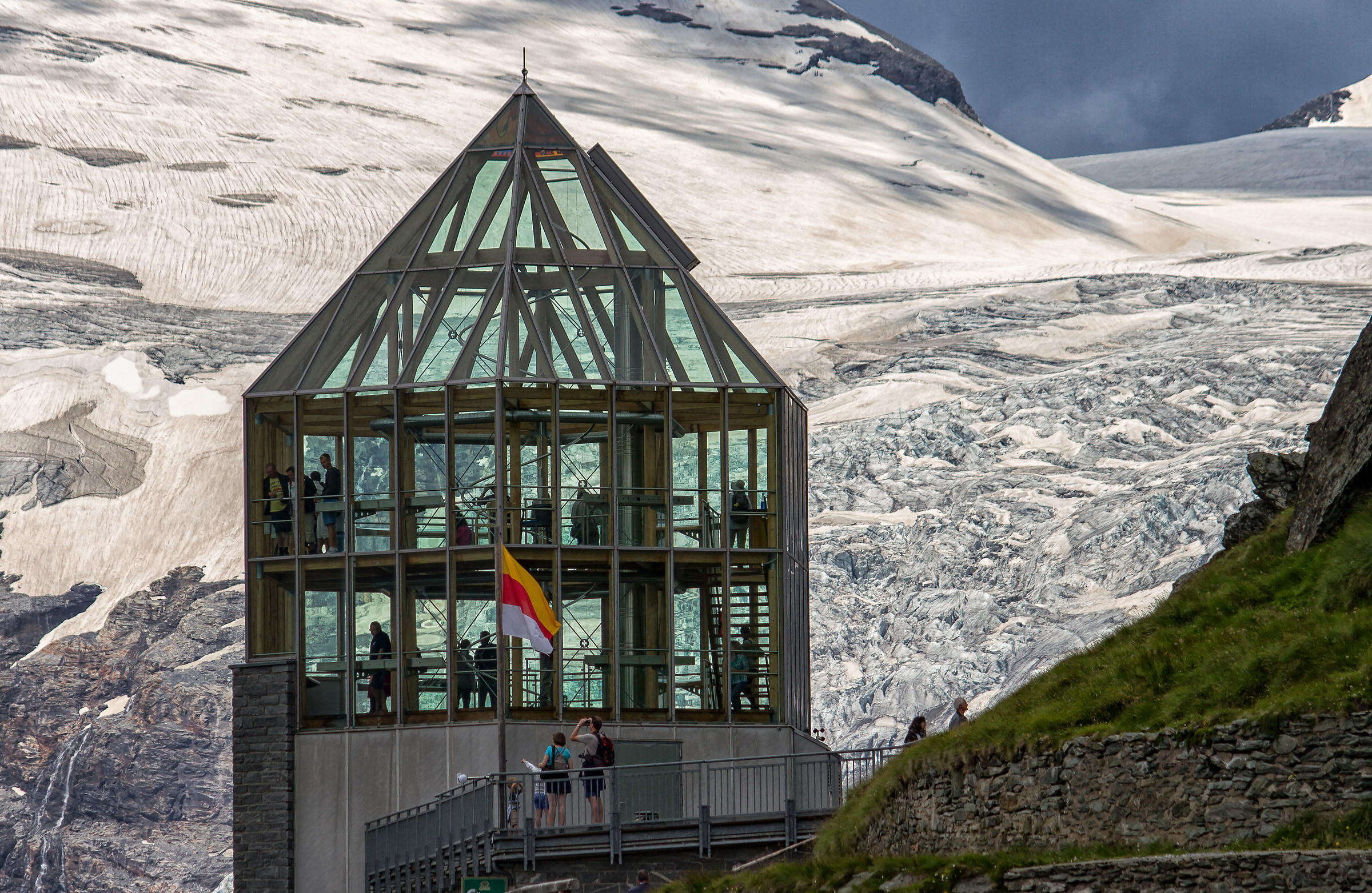the glacier Sentinel