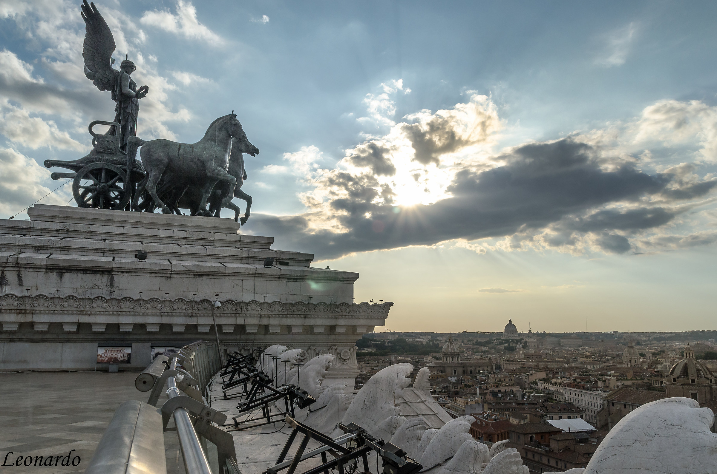 view from the roof of the Victorian
