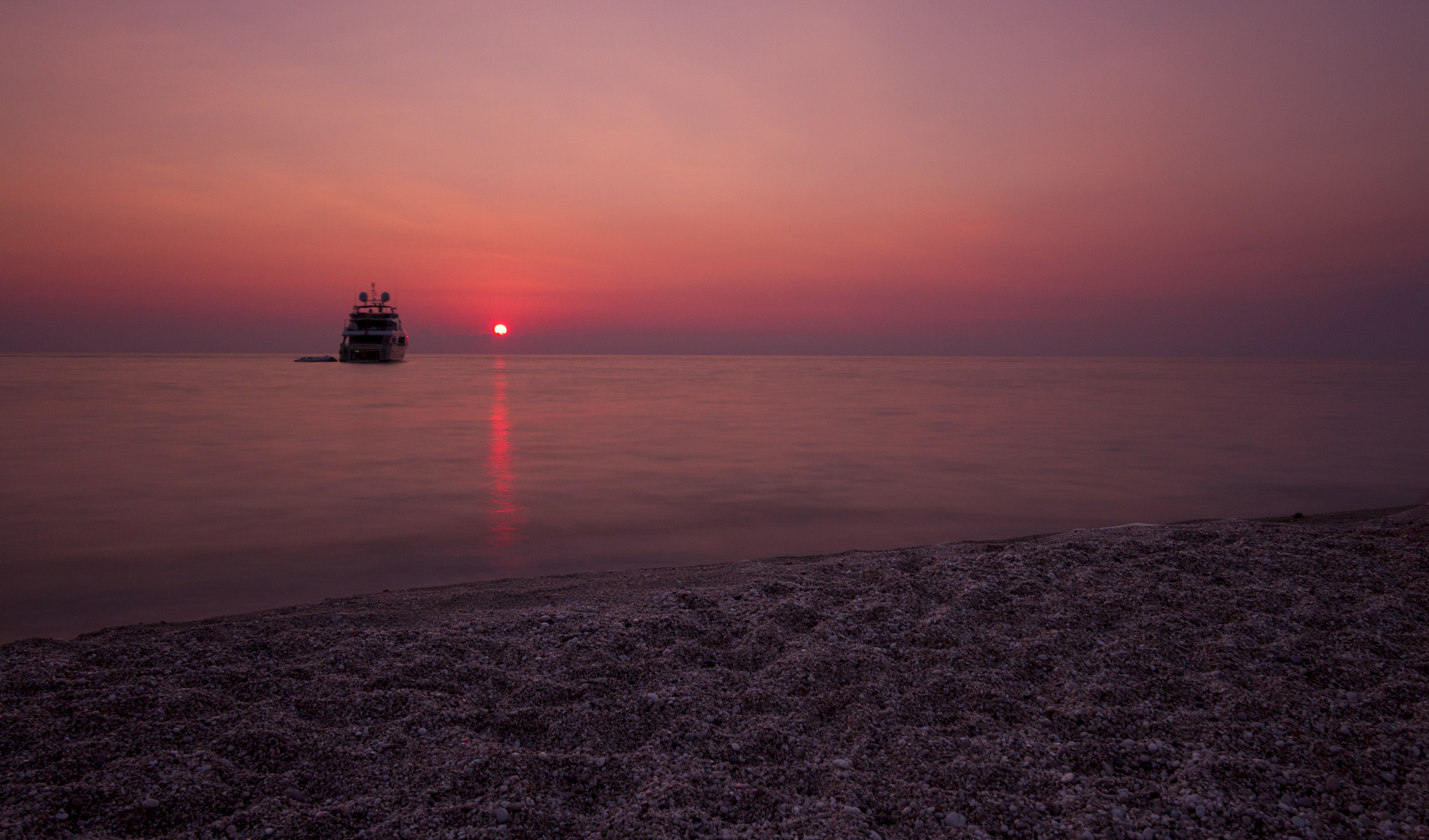 Kathisma Beach al tramonto
