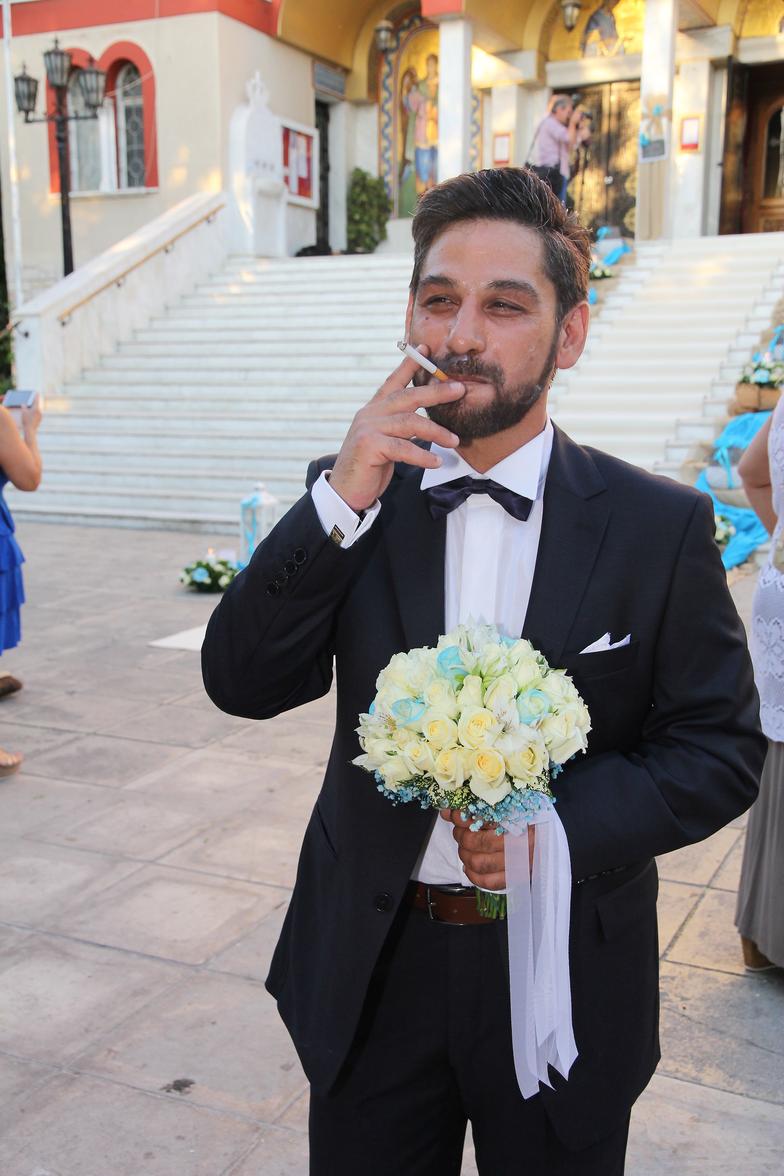 Waiting for the bride