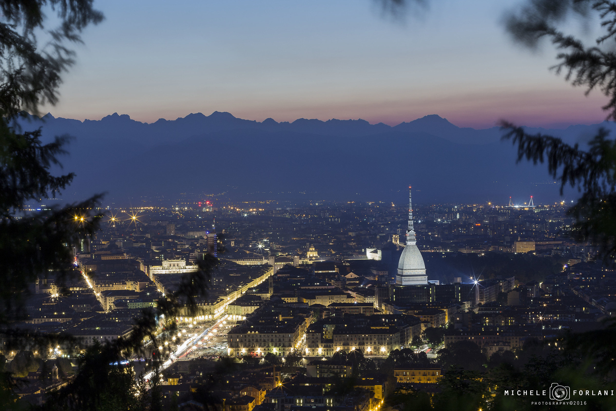 Turin from Villa Genero Park