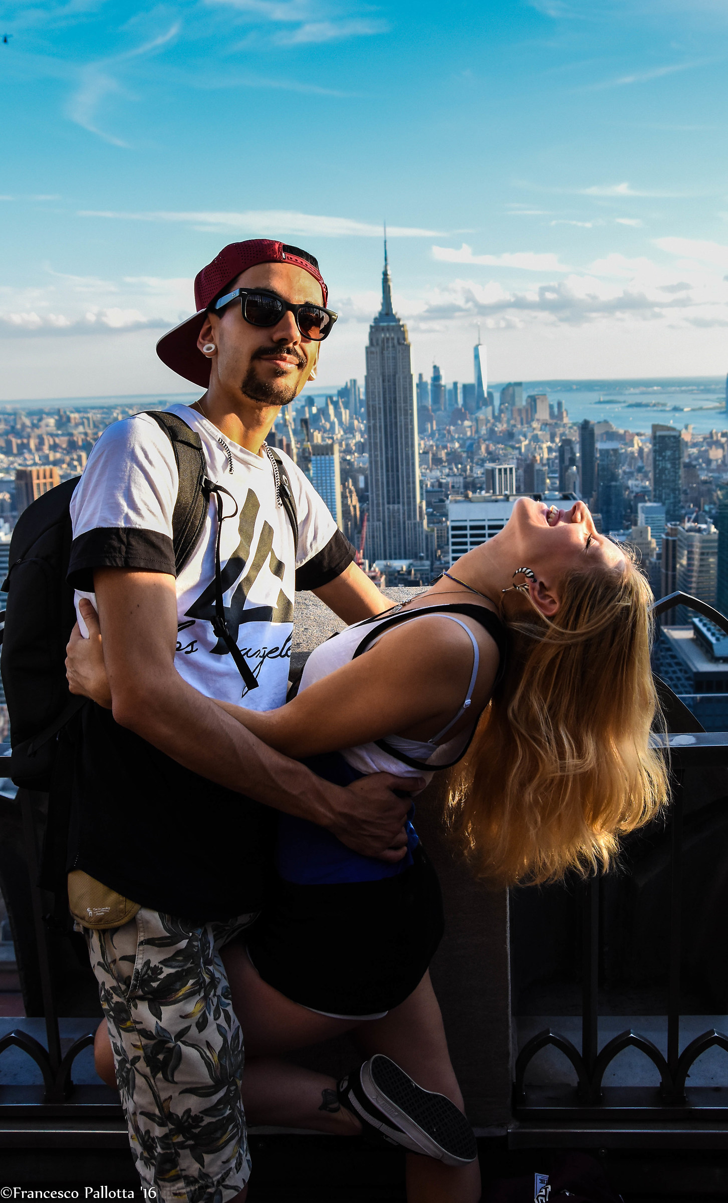 Me and my Love in the top of the sky