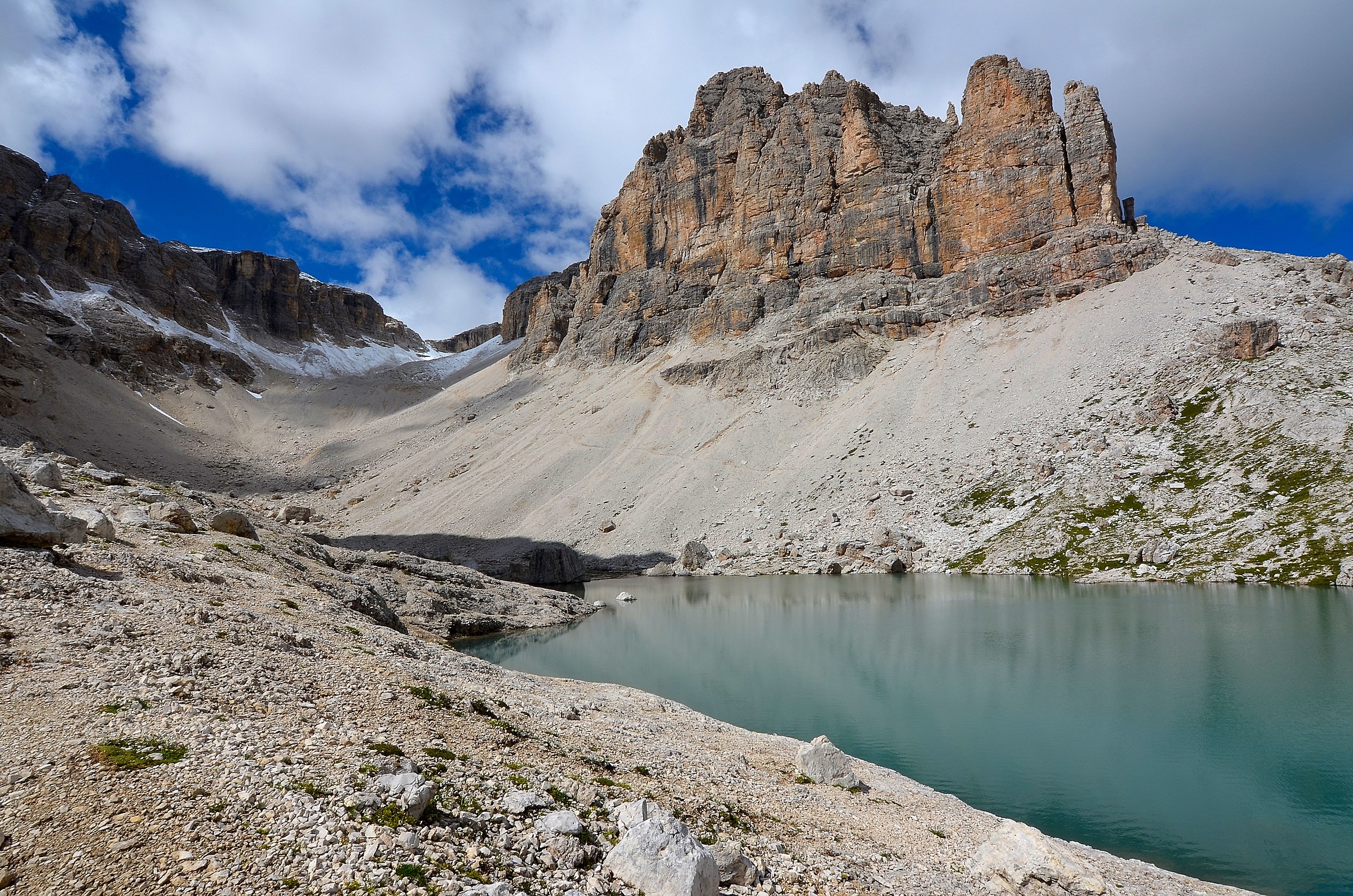 veduta dal rifugio franco cavazza al pisciadù
