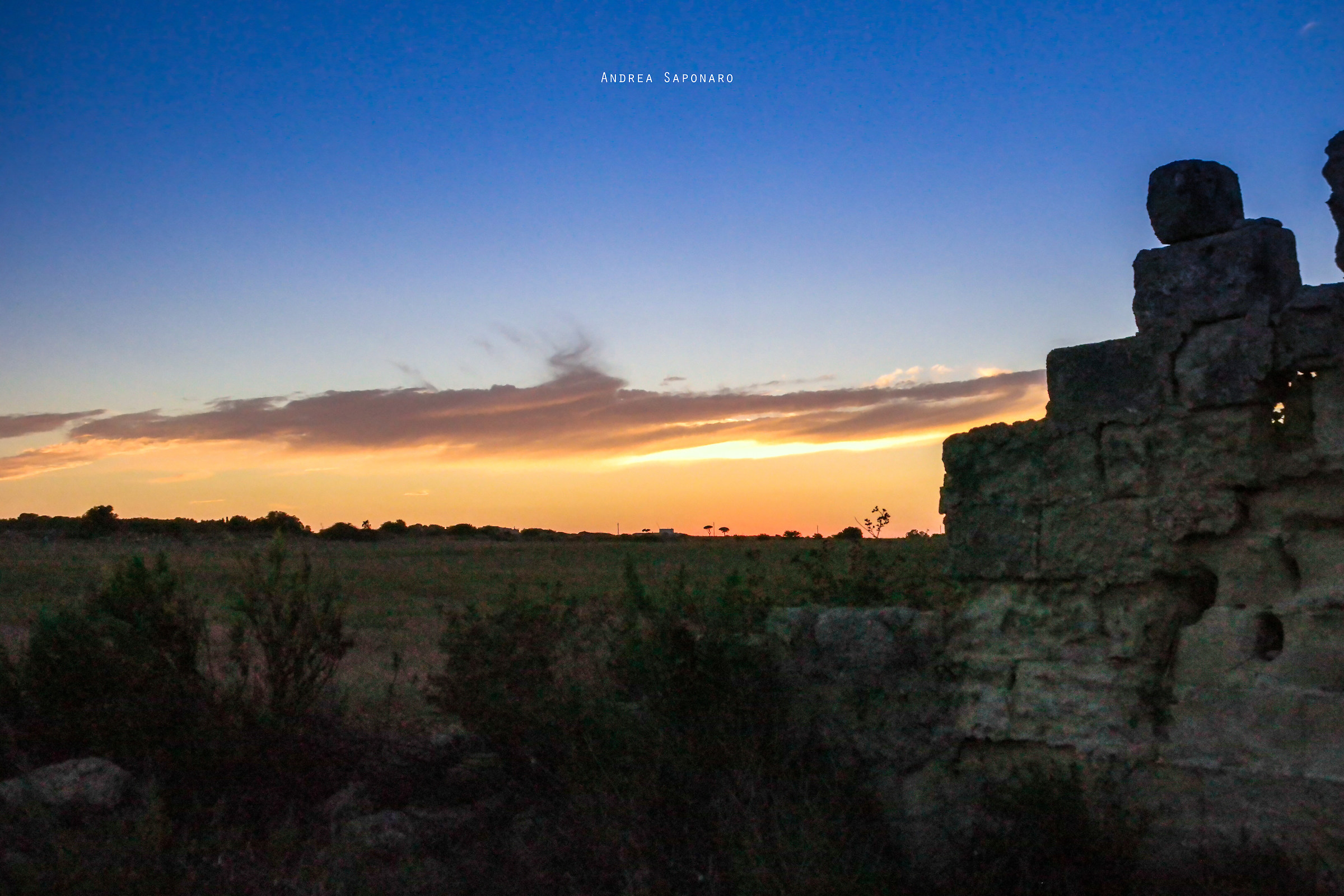 Sunset in San Cataldo di Lecce
