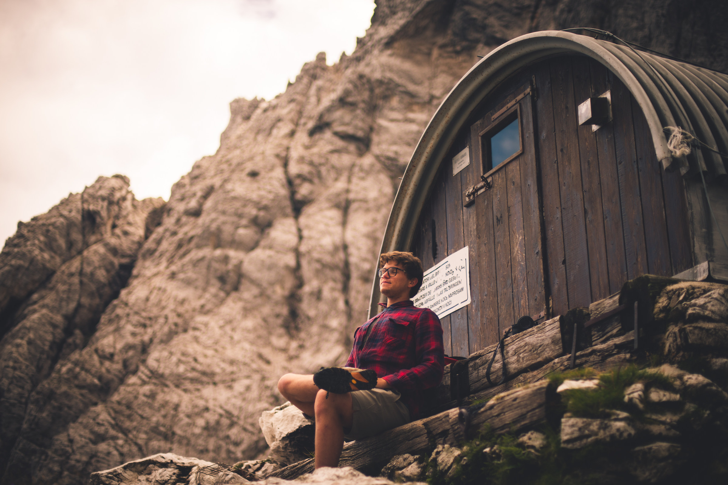 Admiring the scenery