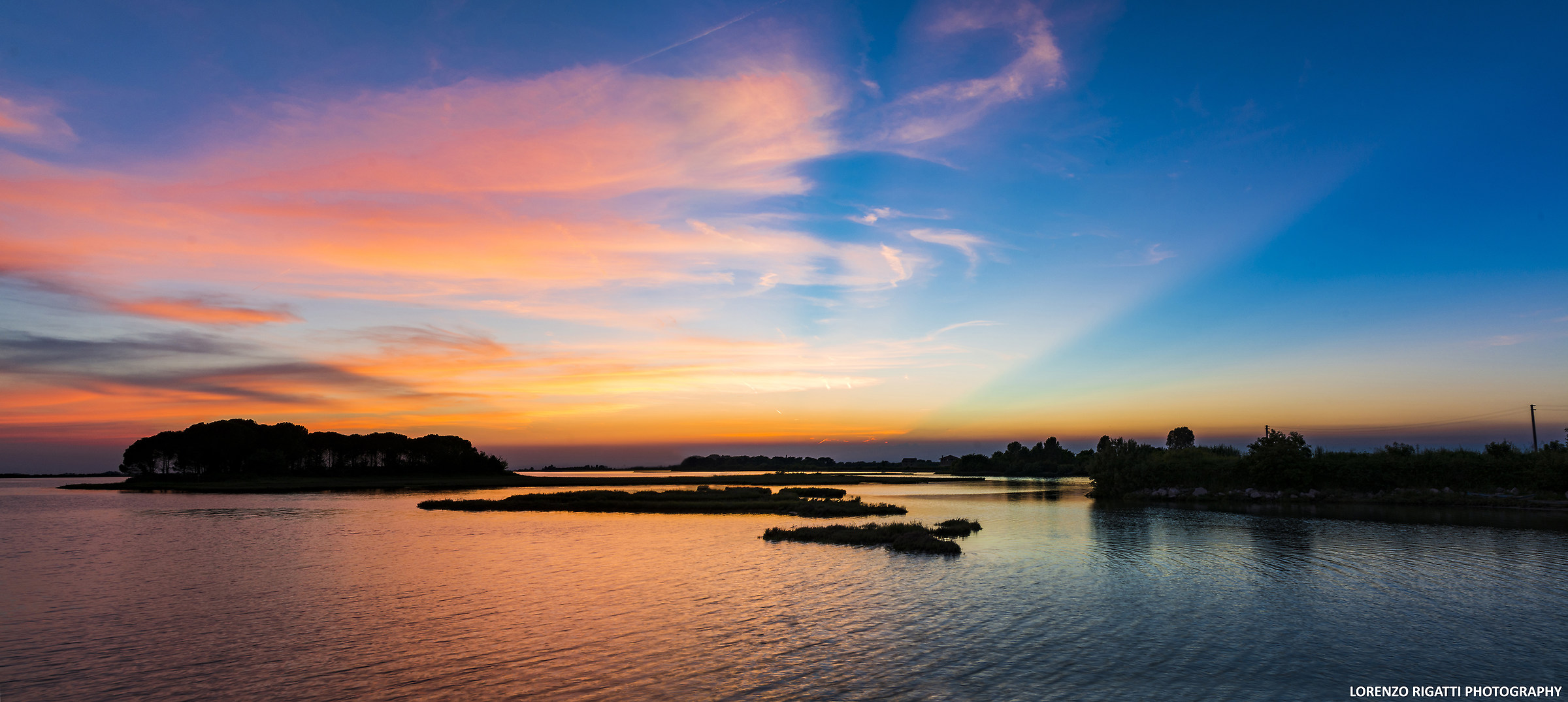 Tramonto in laguna