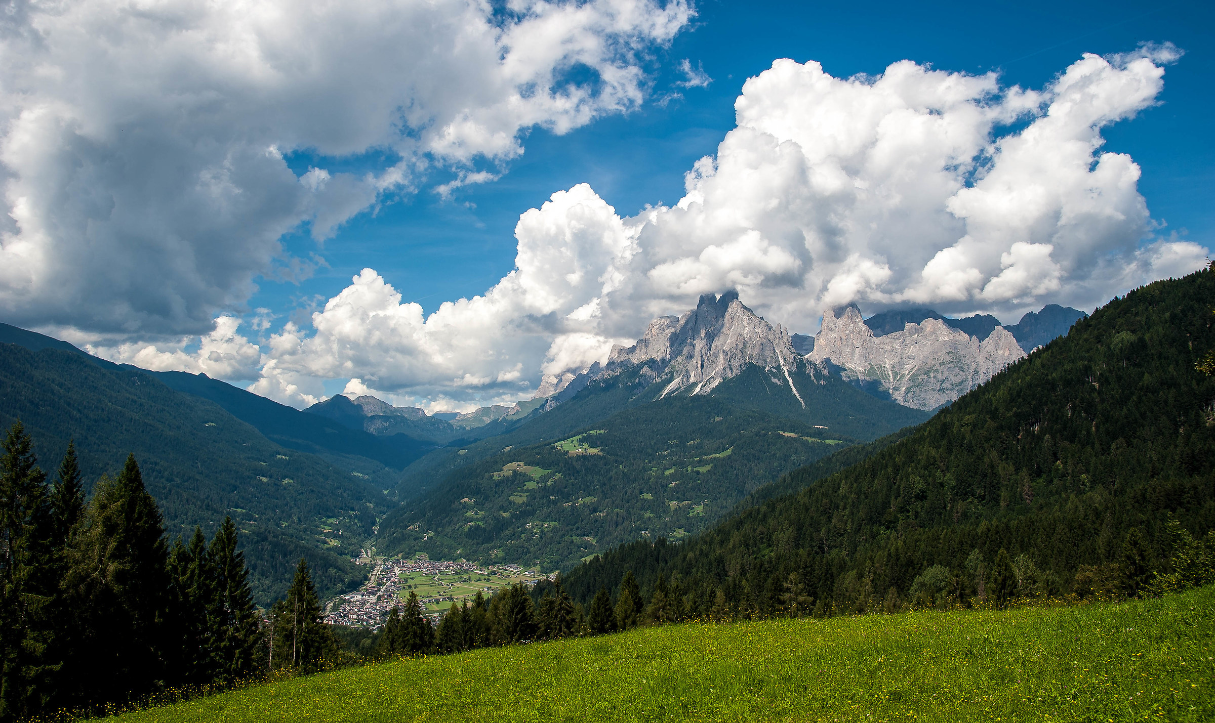 Trentino AA overview of Primiero.