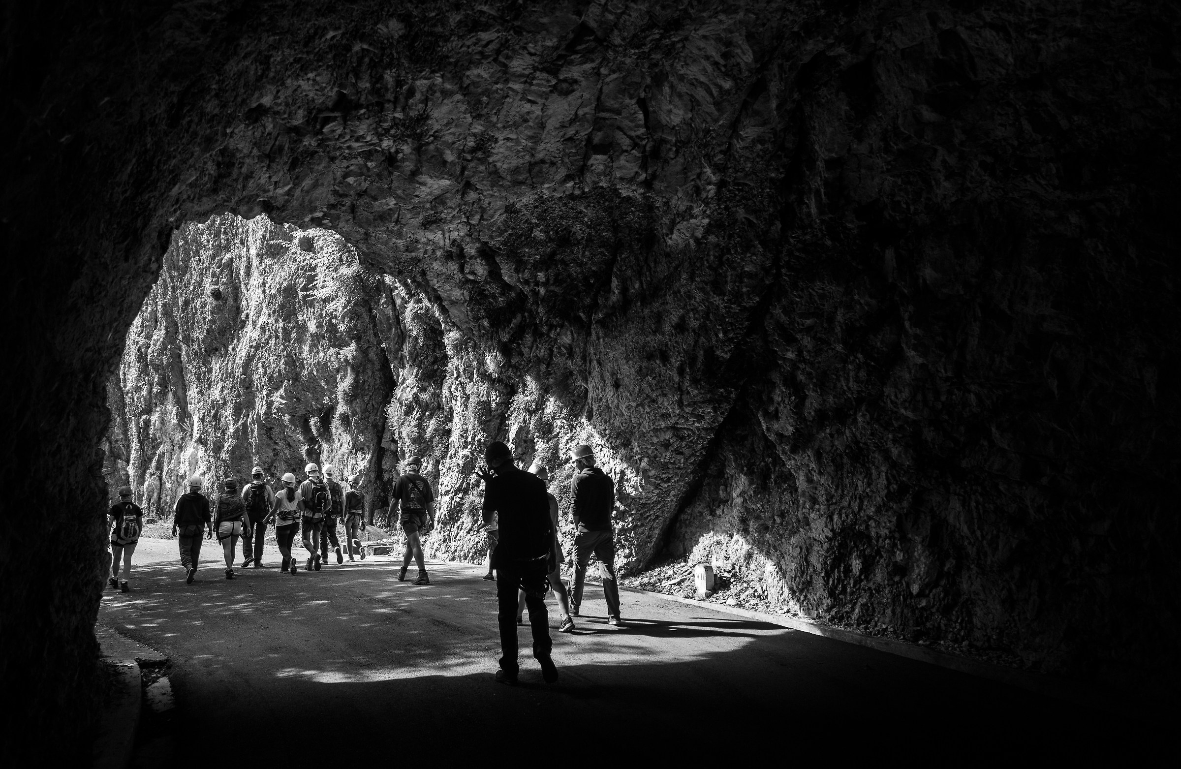 Galleries of the old road of Valcellina