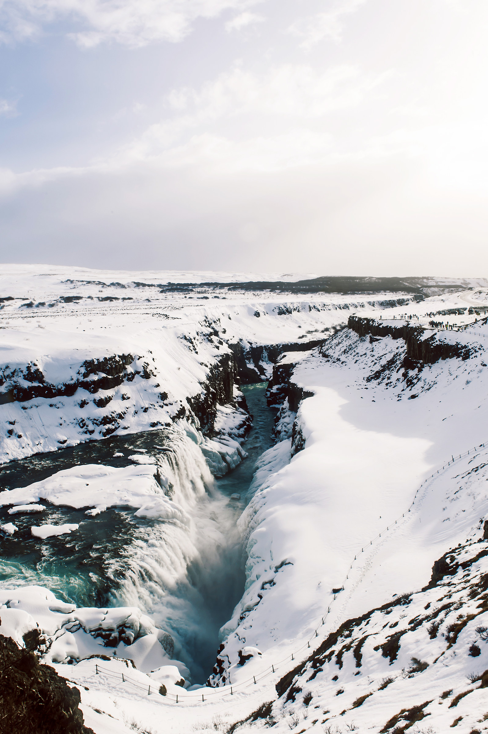 L'immensità delle cascate Gullfoos
