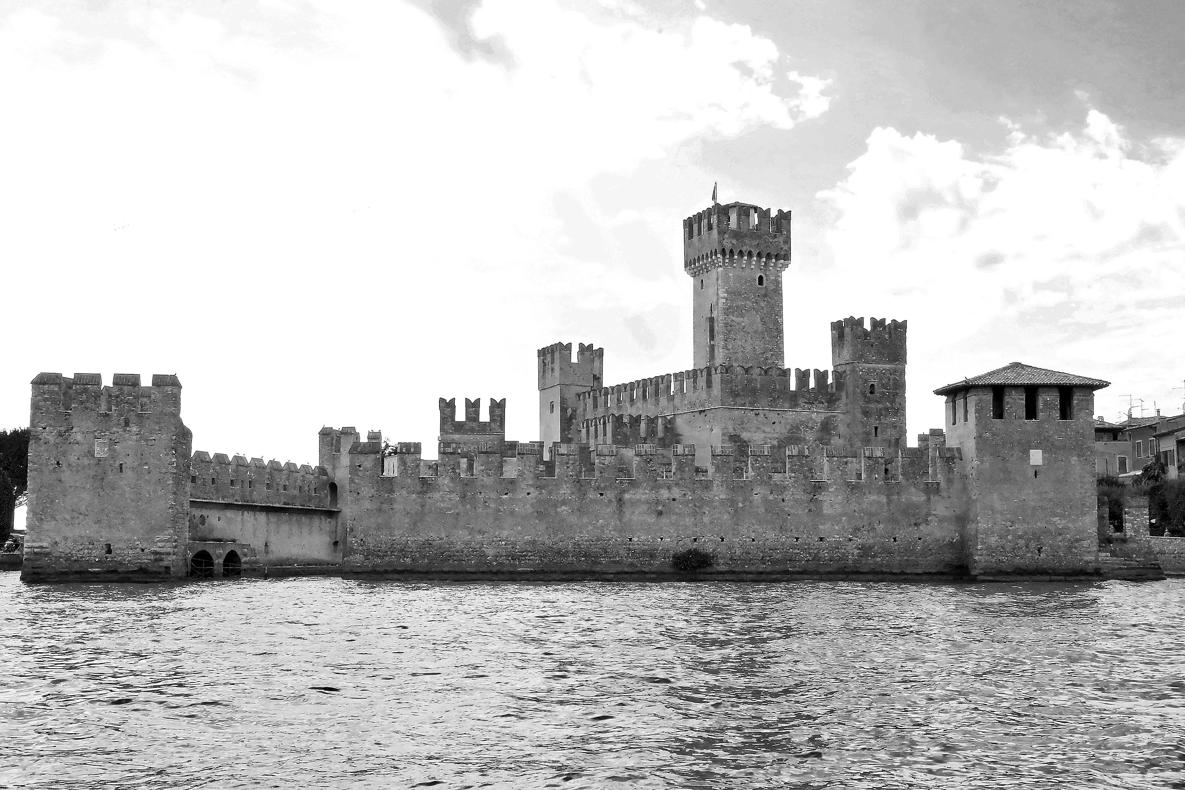 Sirmione - Castello Scaligero B/N