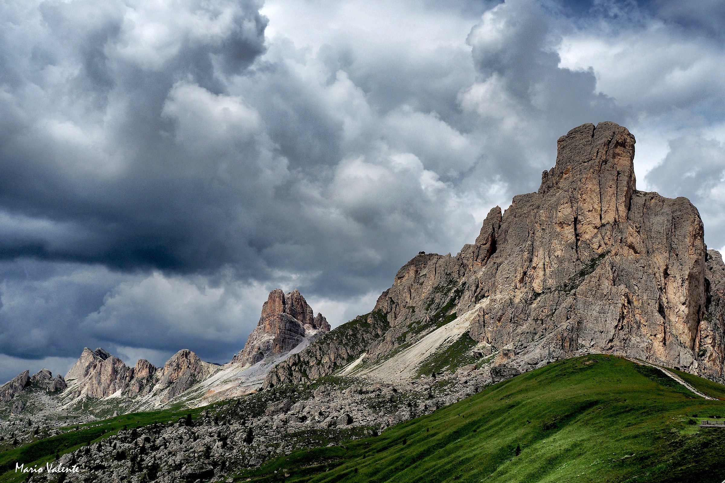 Averau e Nuvolao, il tempo si fa minaccioso