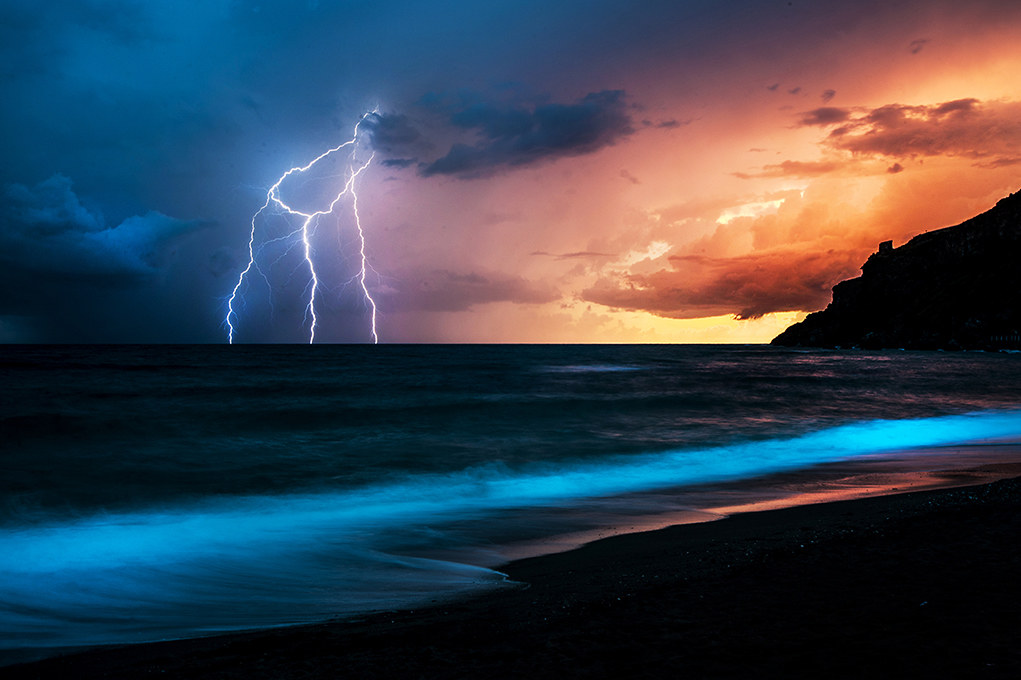 Fulminine e tramonto