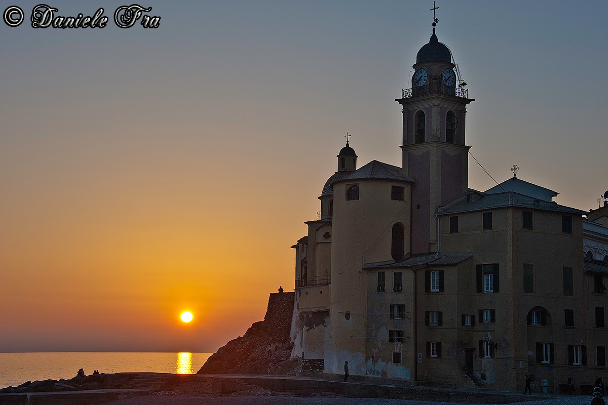 Tramonto a Camogli
