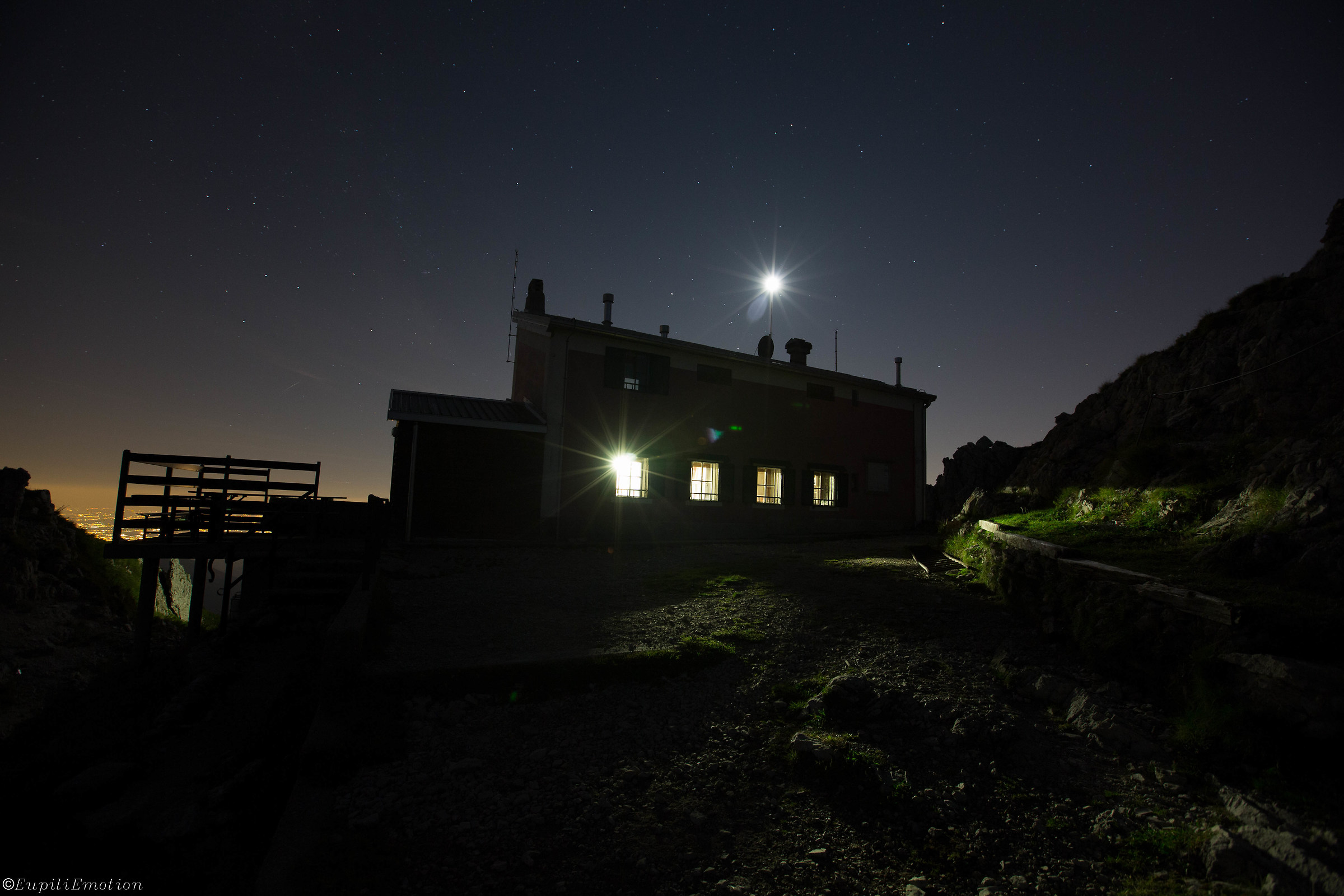 The Rif lights. Azzoni to Resegone (1875 masl) - Lecco