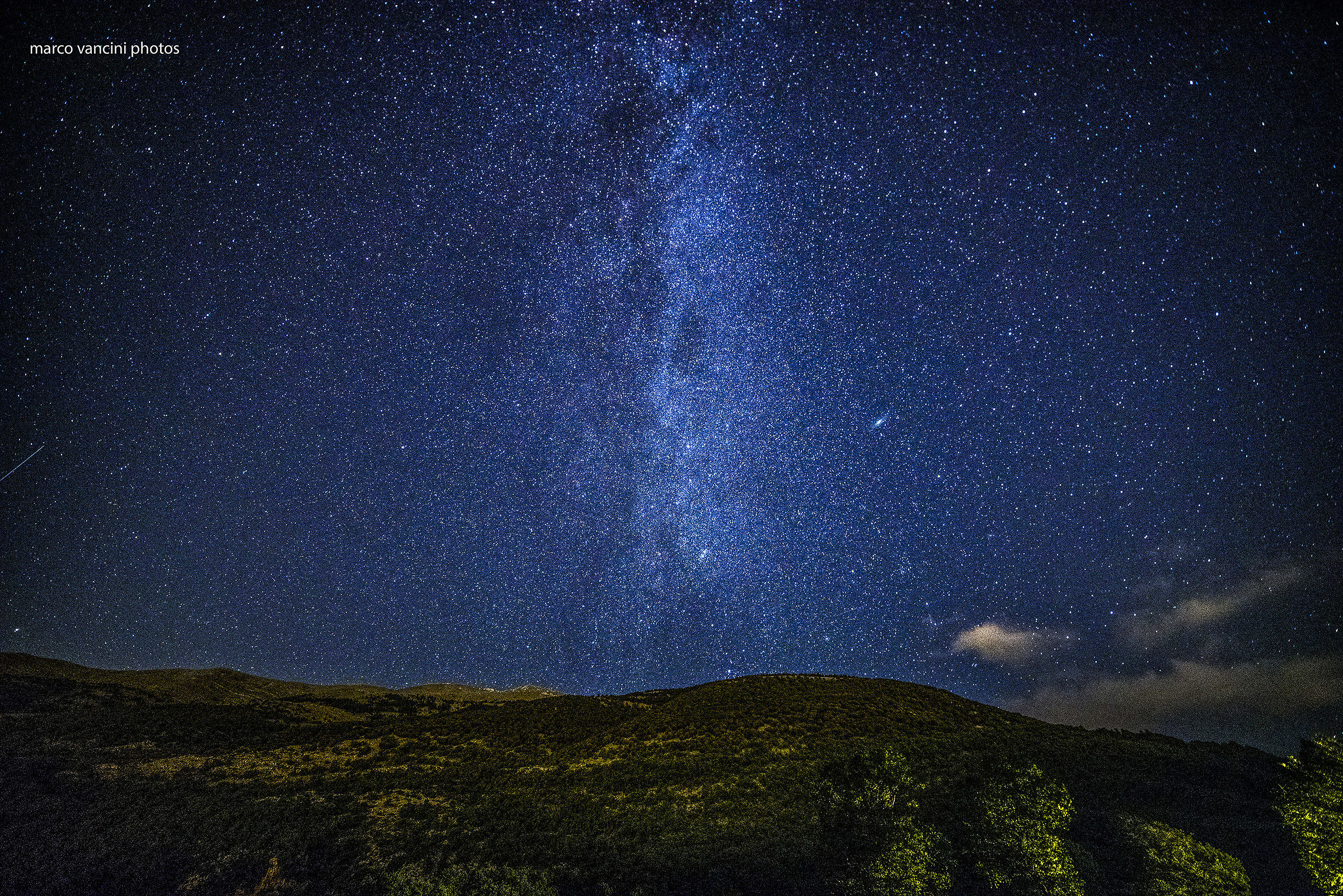 Milky Way, Andromeda and the Milky Way