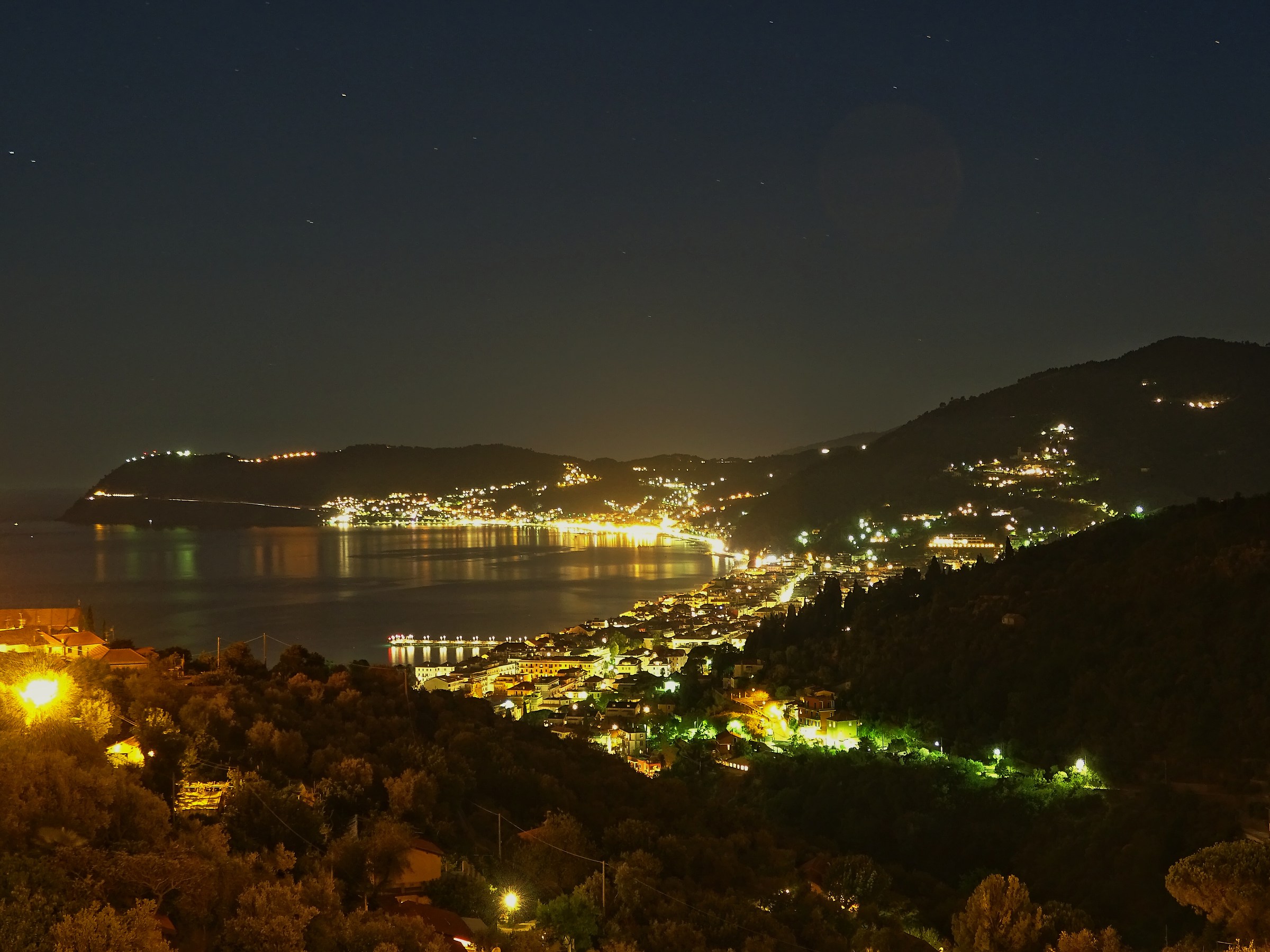 Il golfo di Alassio dalla Vigna