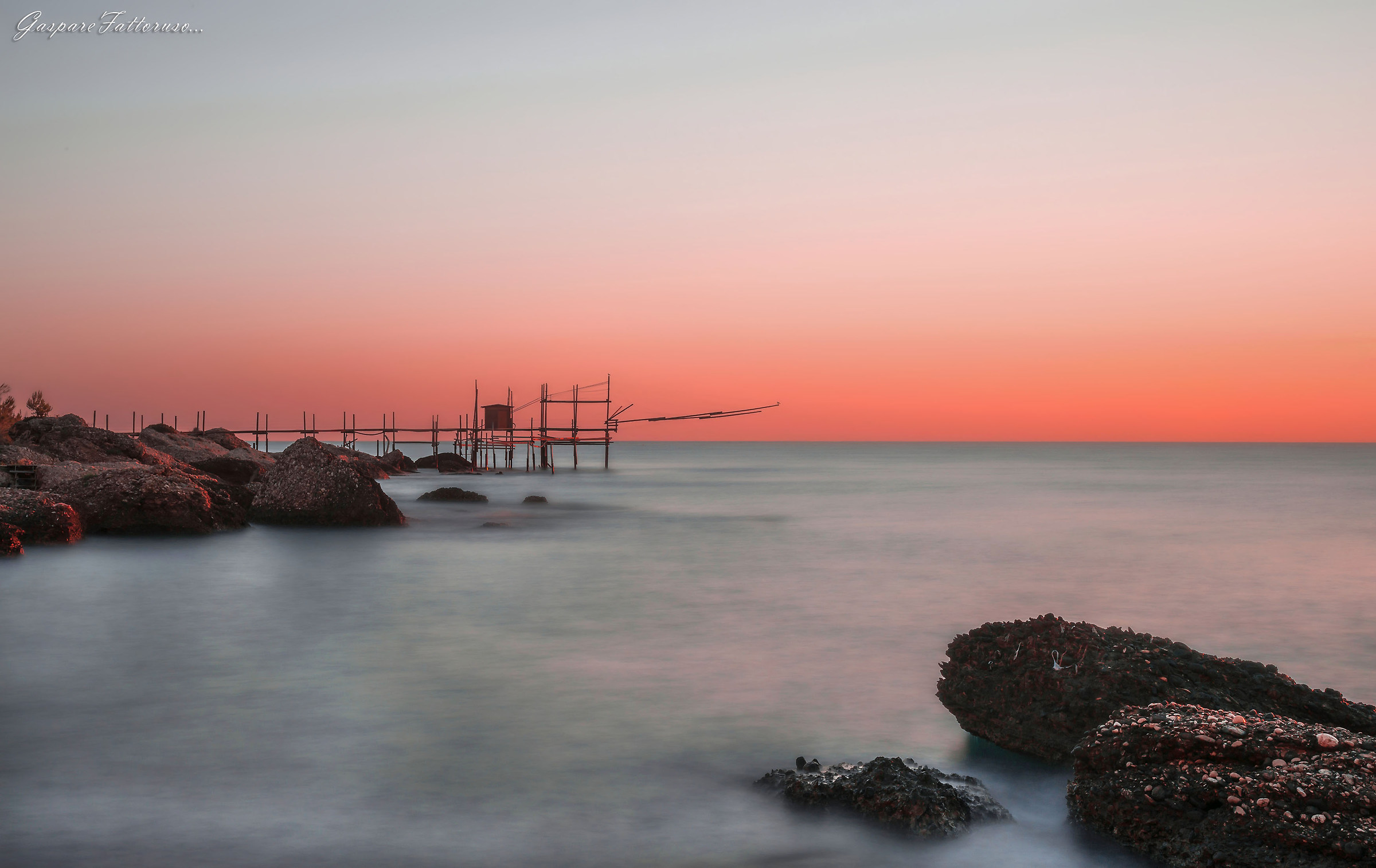 sunrise to overflow in Vasto ....