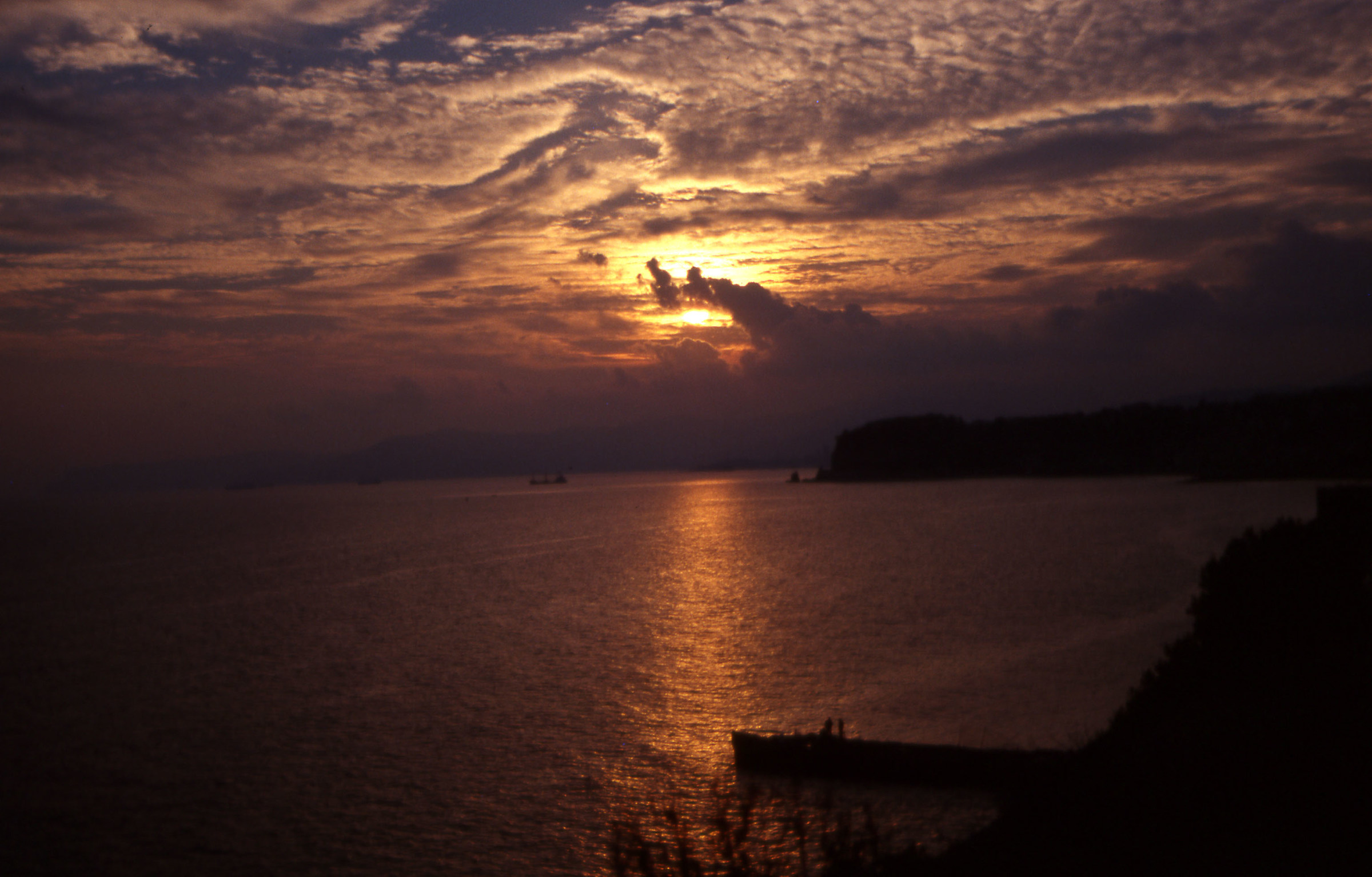 Tramonto verso savona