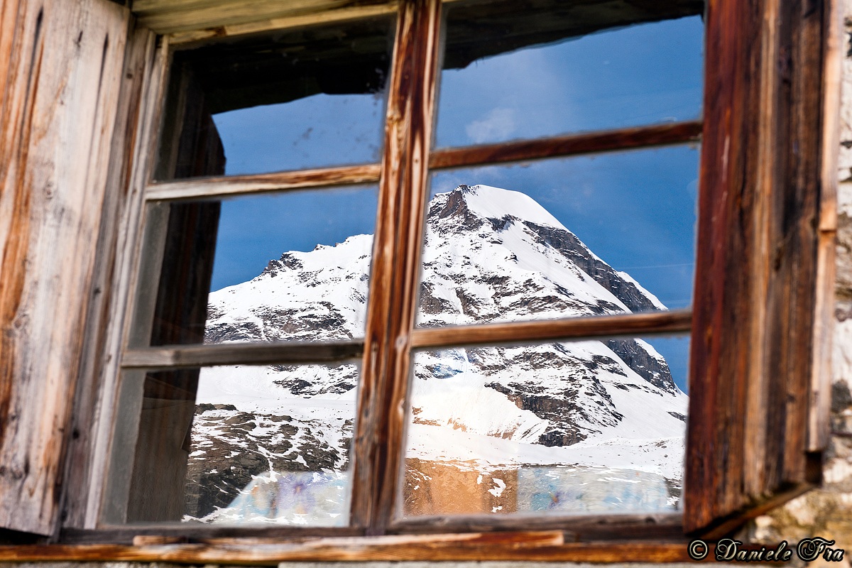 Il Ciarforon si specchia alla finestra
