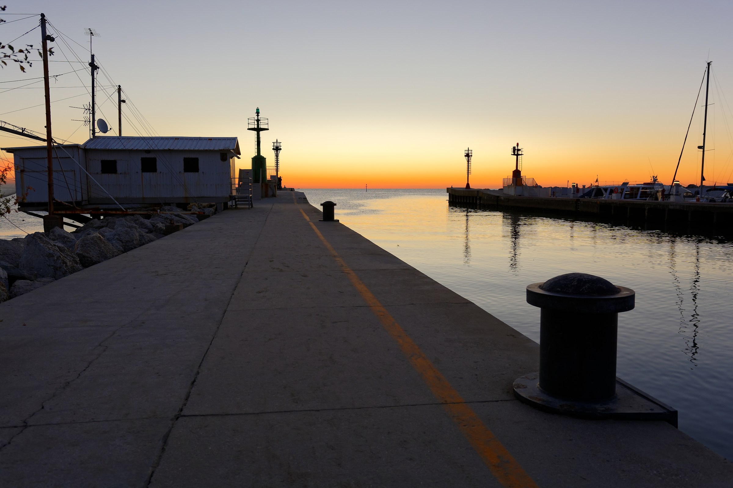 Sunrise on channel # 4