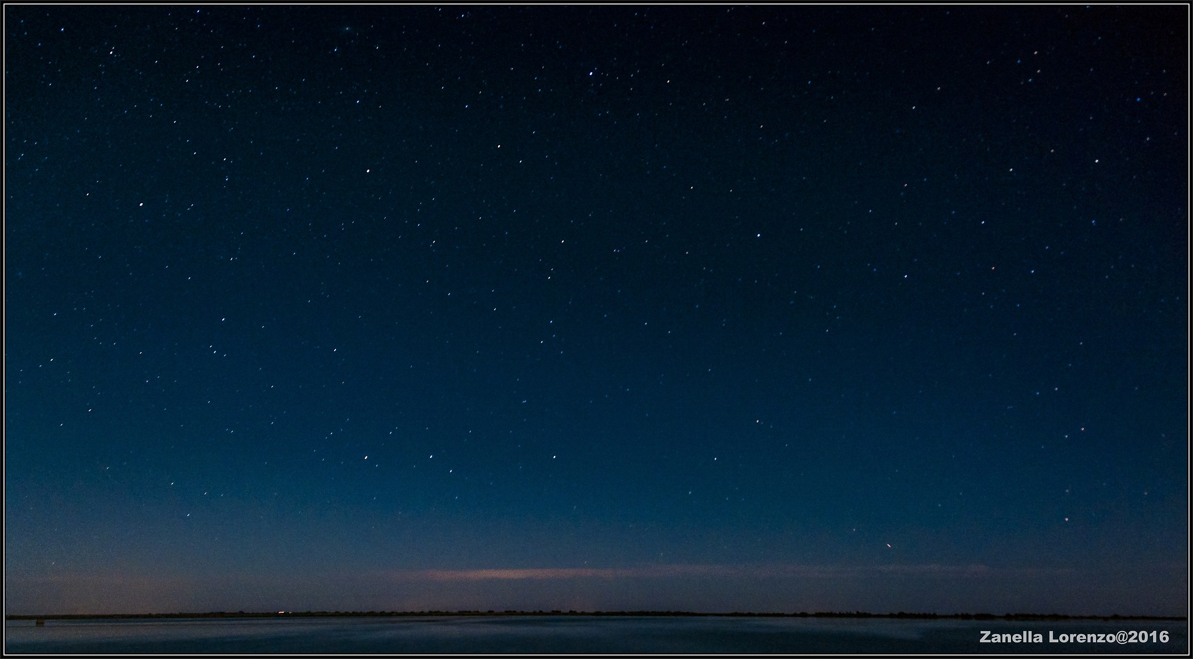 Notte stellata Laguna po