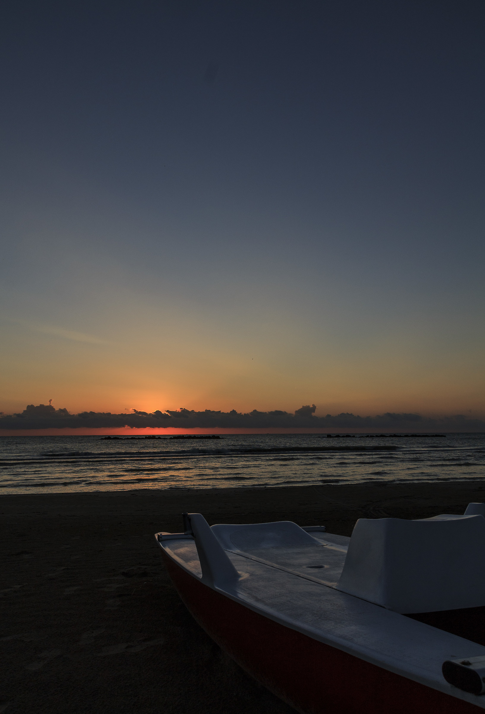 The dawn in Roseto Abruzzi Deglii