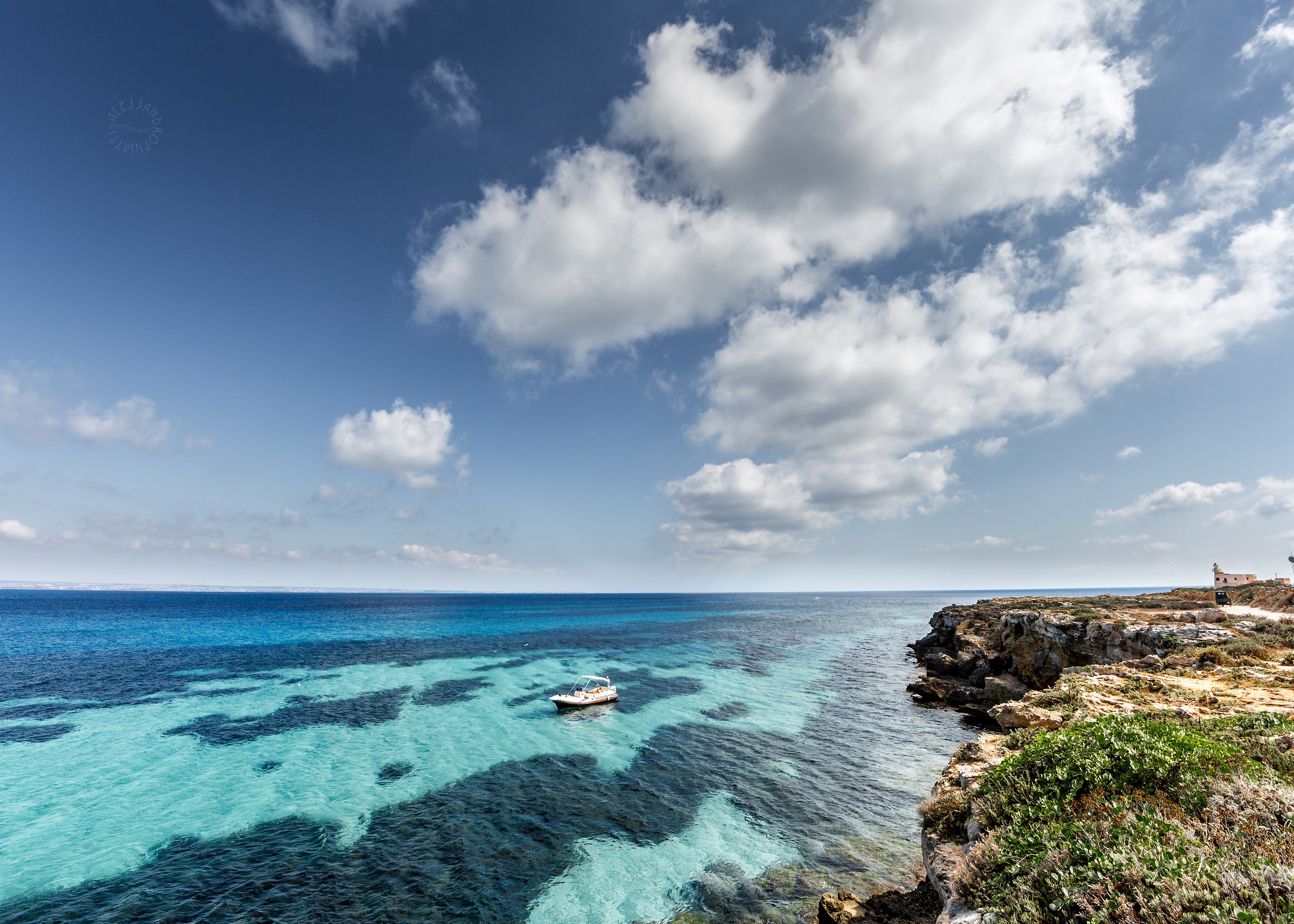 tra cala azzurra e bue marino...