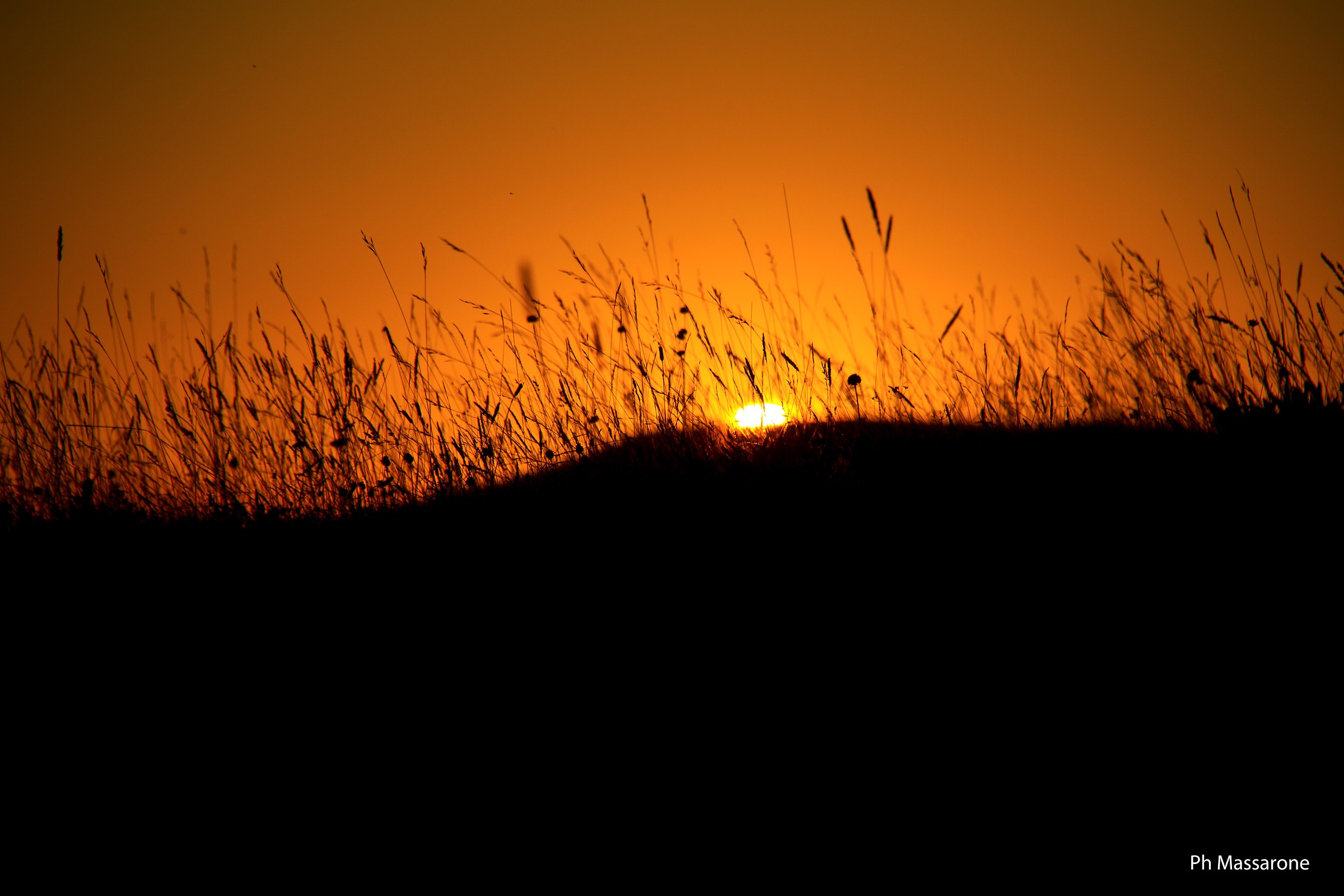 il sole ci saluta...