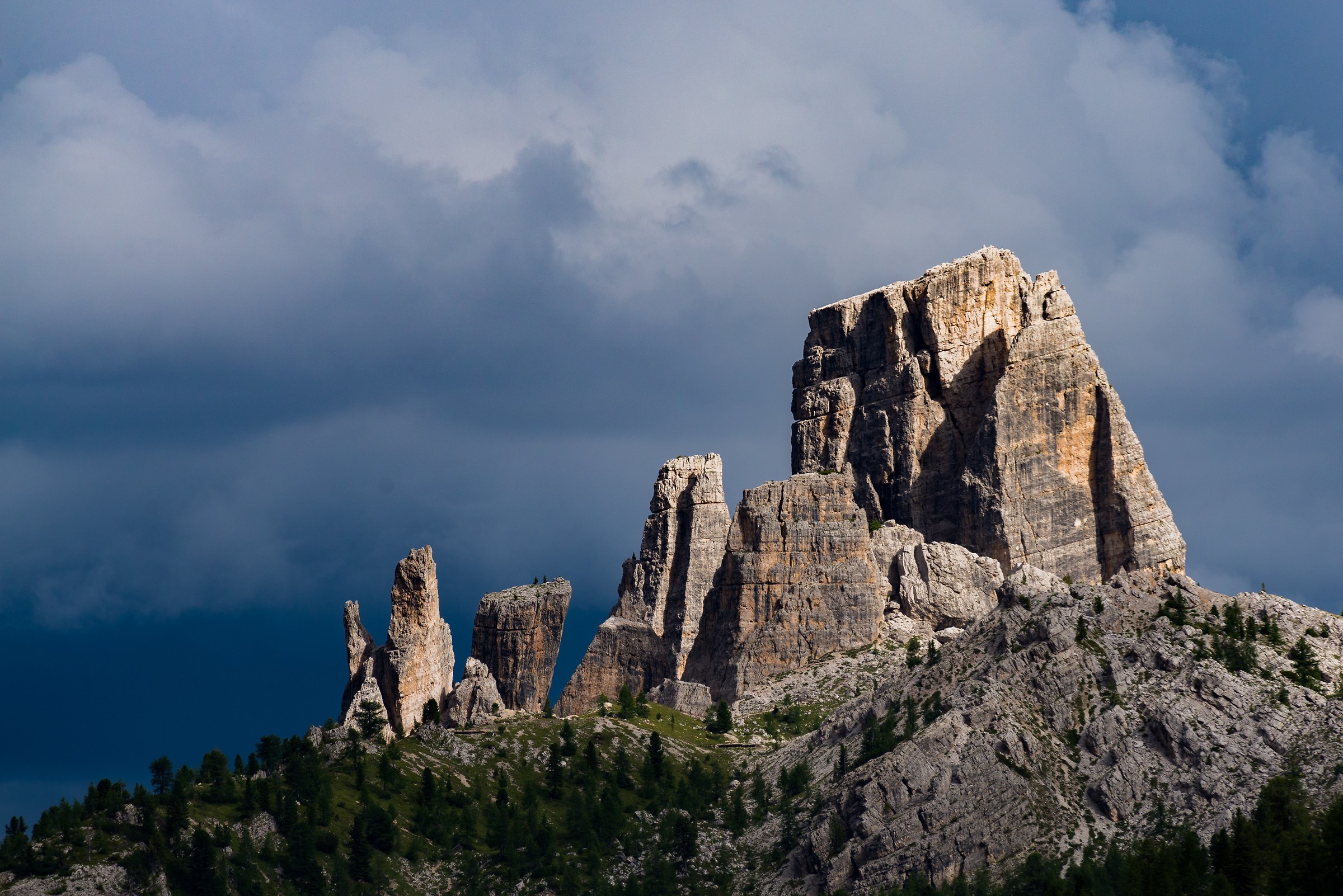 Temporale in arrivo alle 5 torri