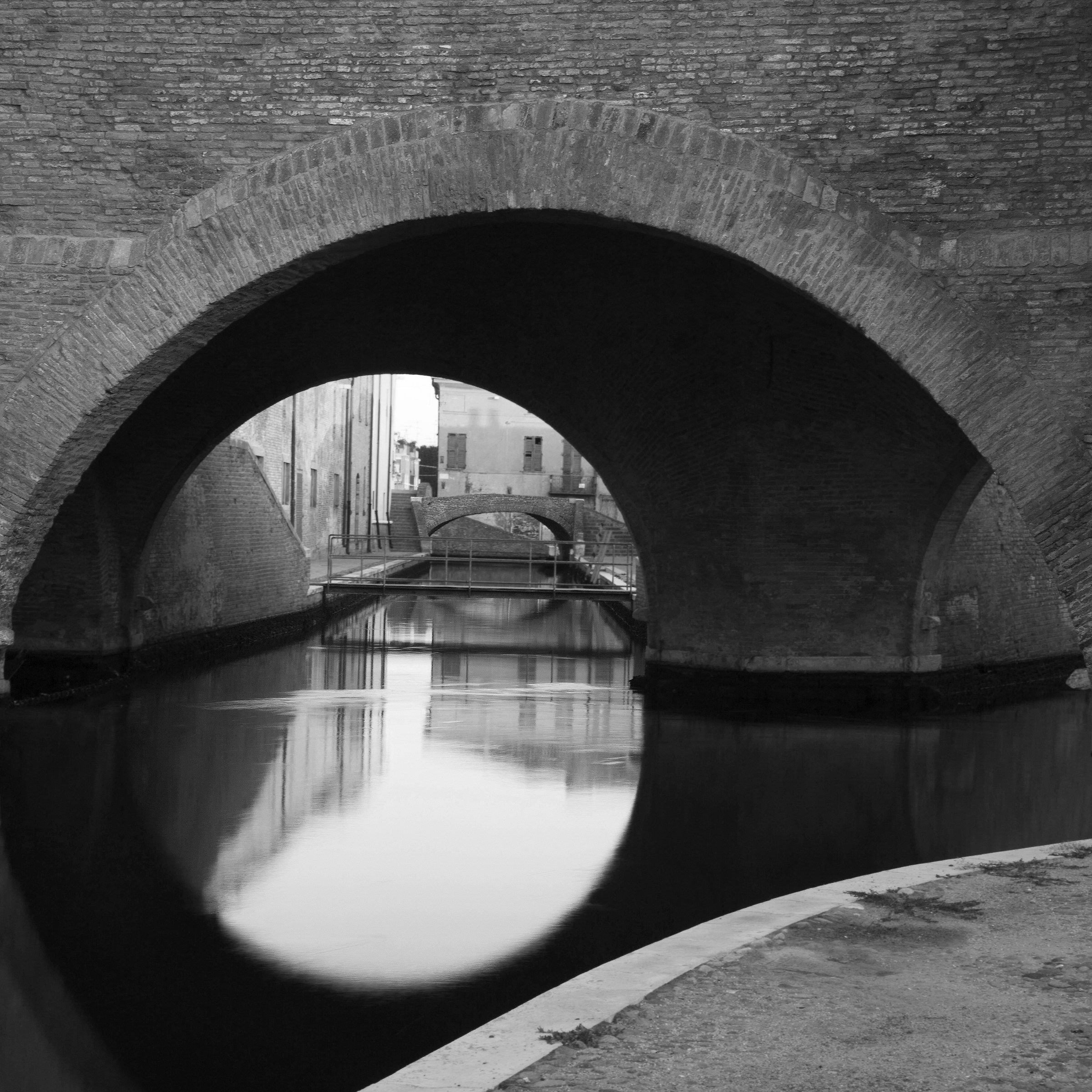 Comacchio from the bridge to the bridge