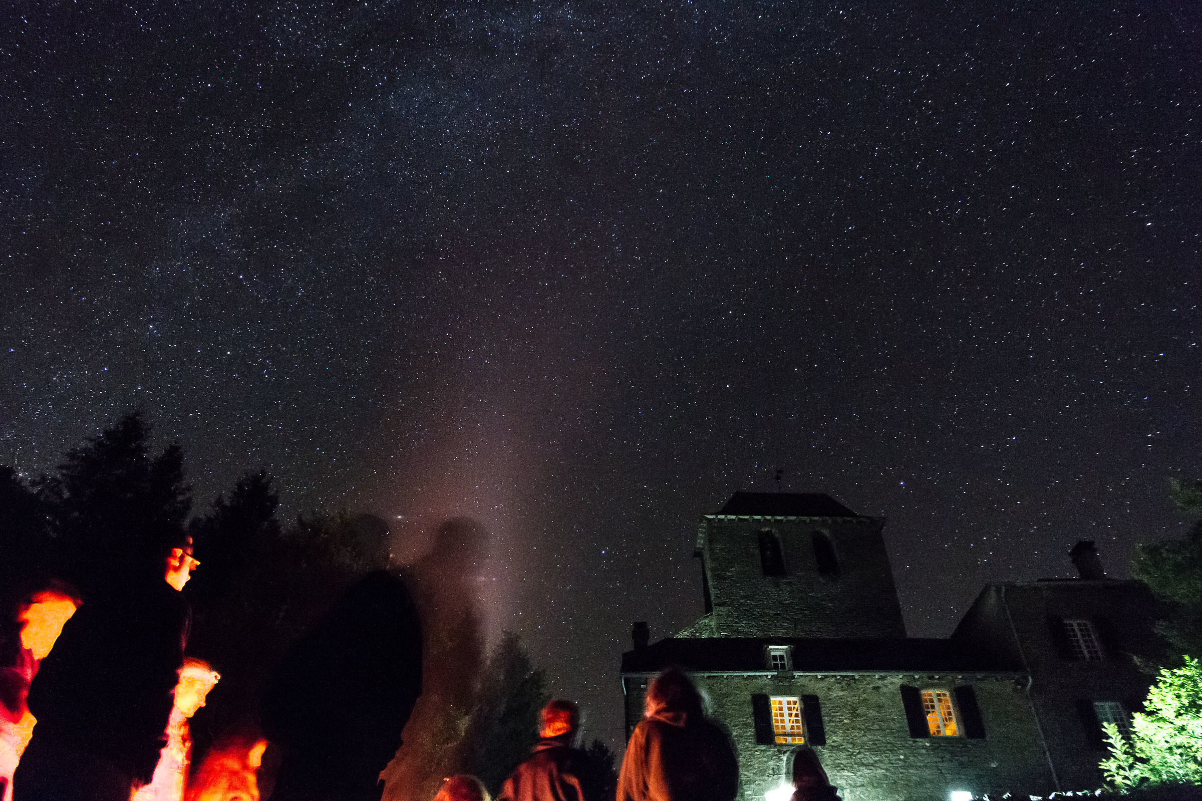 Una serata scout al fuoco