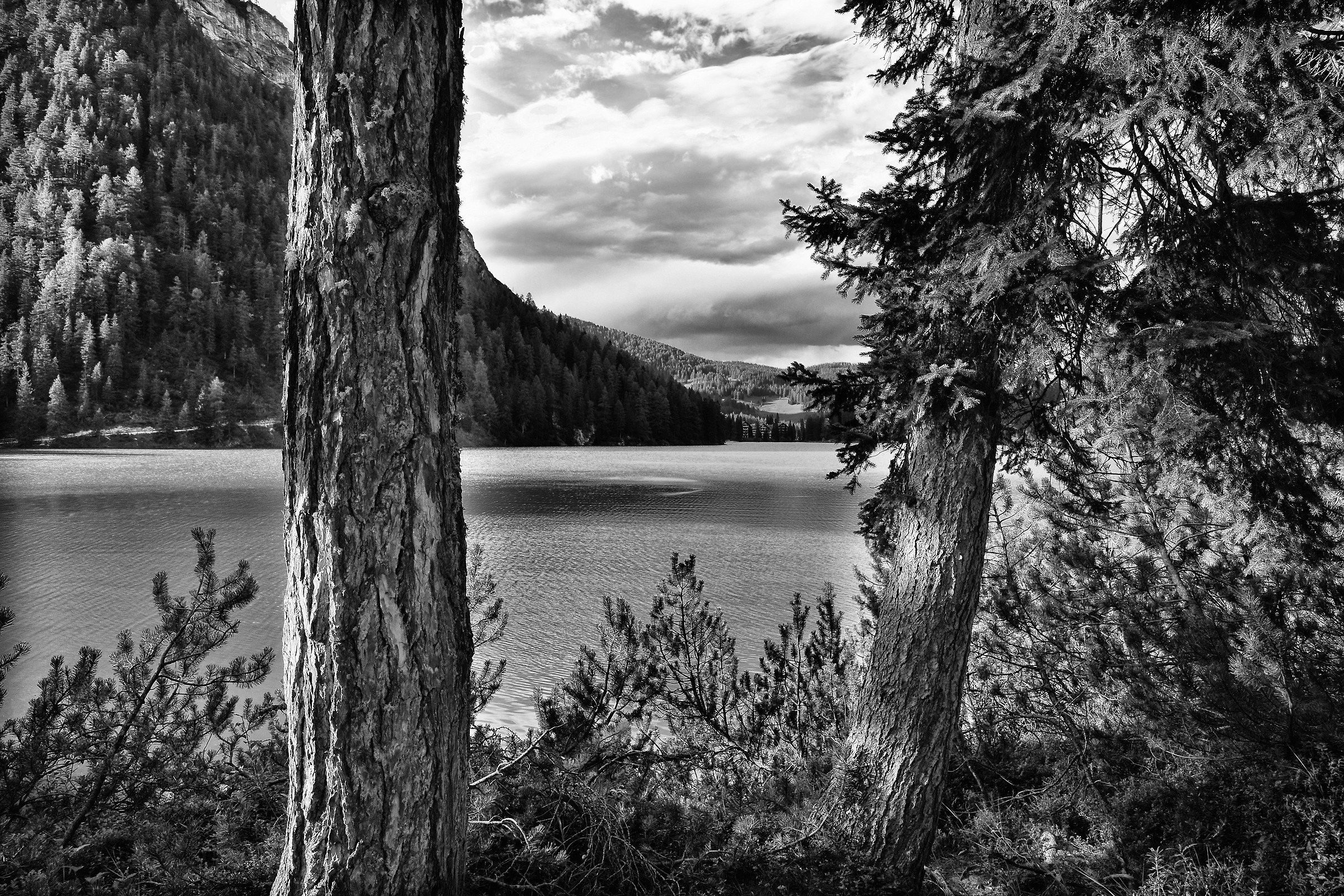 Glimpse of Lake Braies