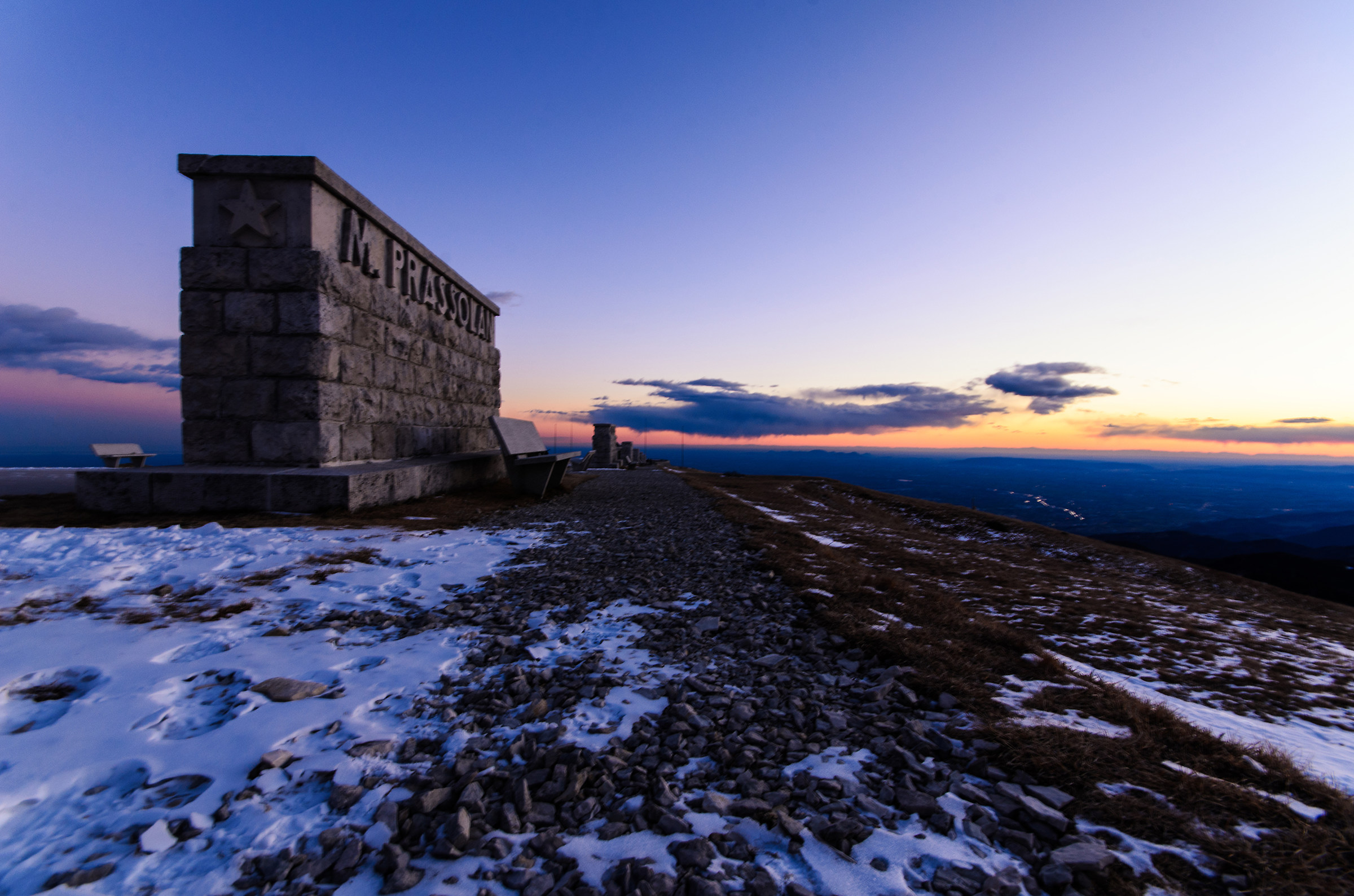 Sunset on Cima Grappa