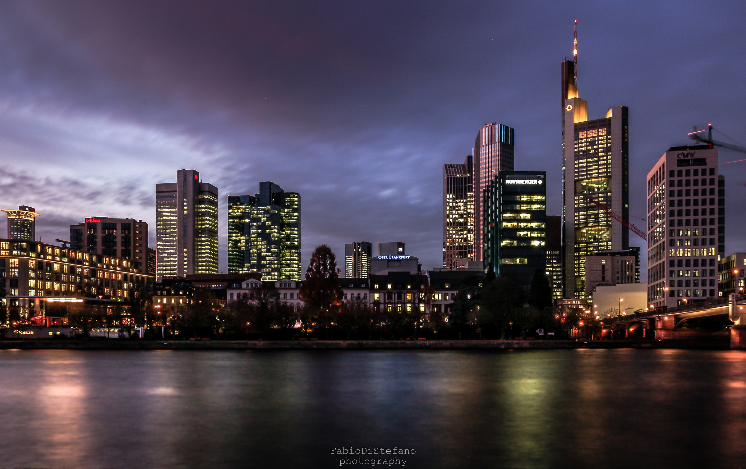 Frankfurt in the evening ...