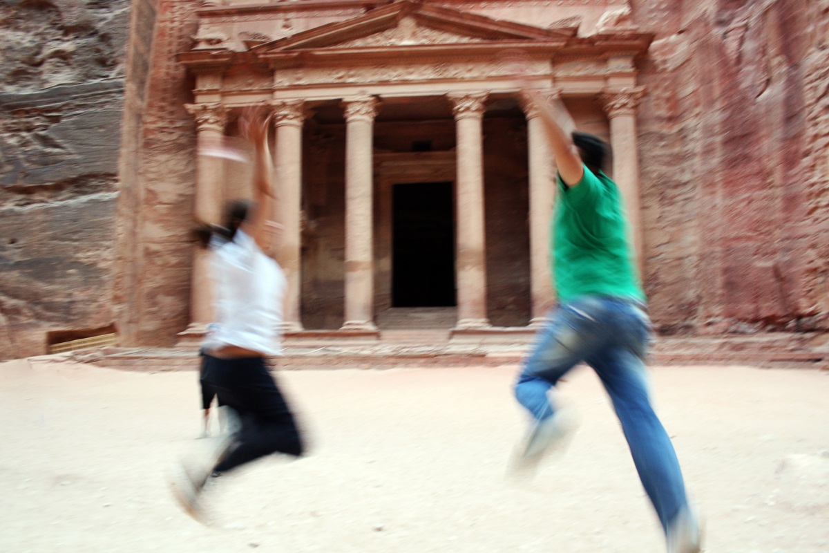 1 tesoro per 2 bambinoni, Petra (Giornania)