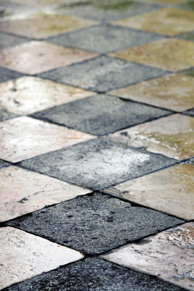 Pavimento nella moschea Omayyade (Damasco, Siria)