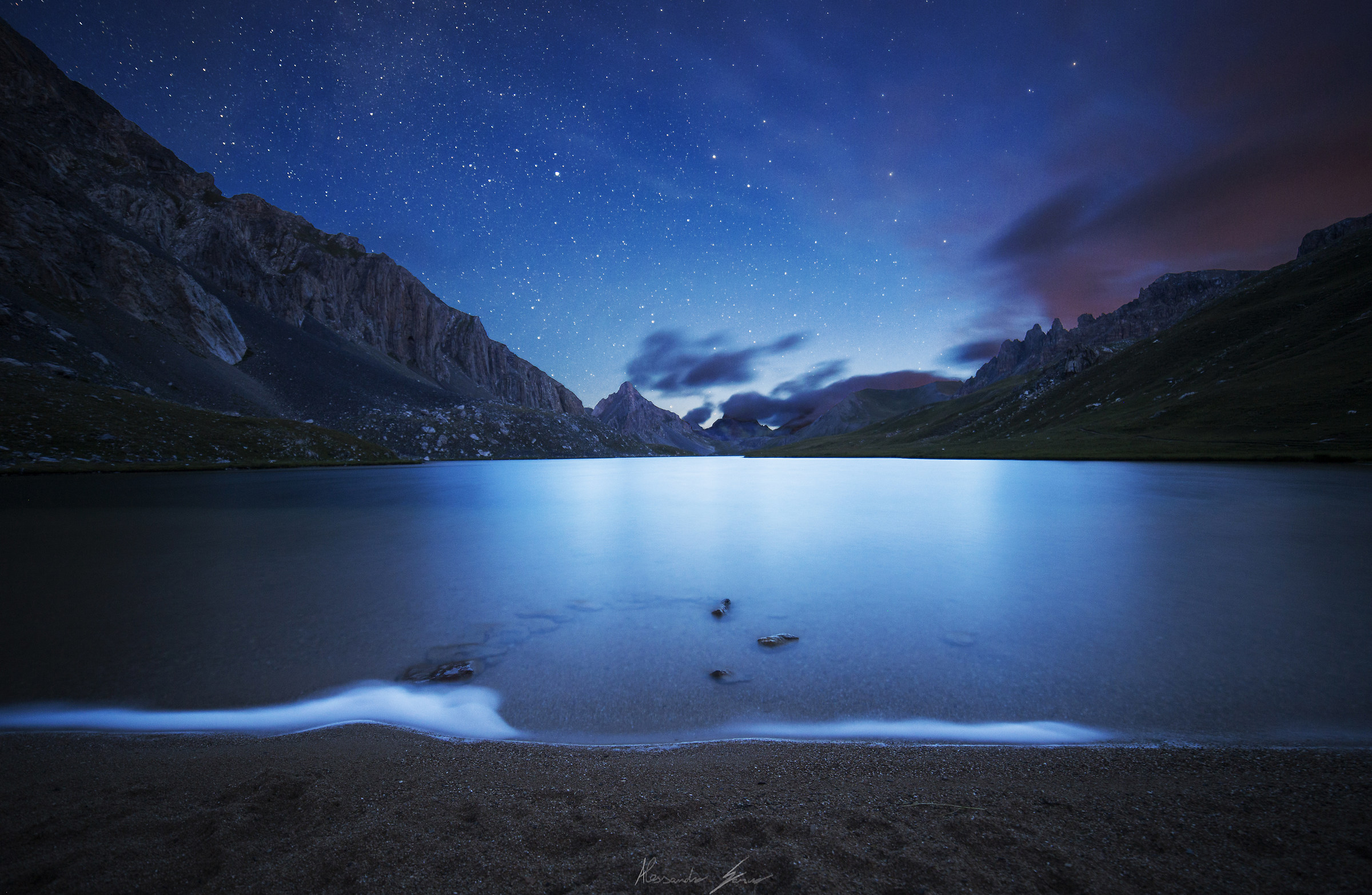 Night at Lac de l'Oronaye